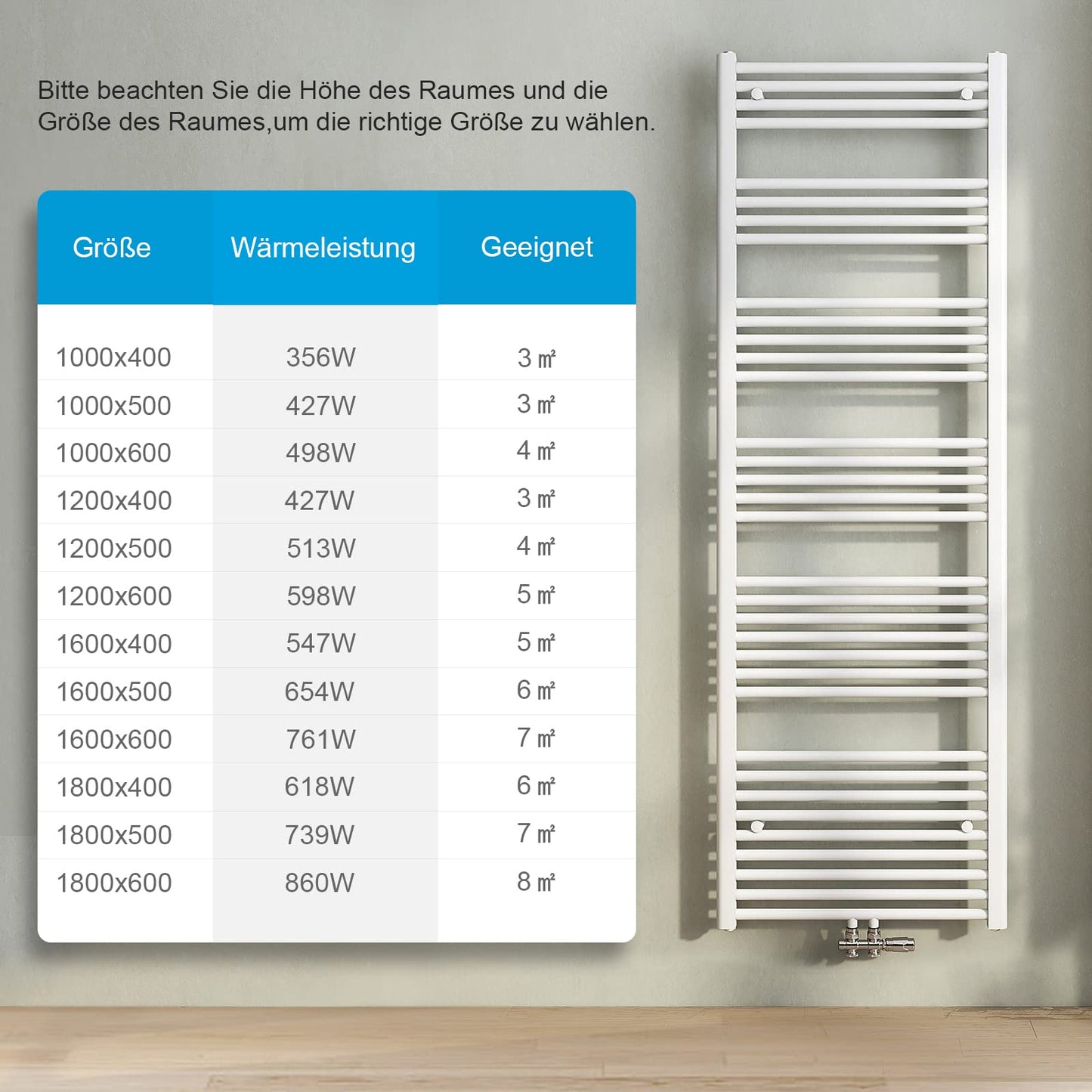 Heilmetz bathroom radiator white towel warmer heating 1000 x 400 mm. Bathroom radiator towel warmer with middle connection.