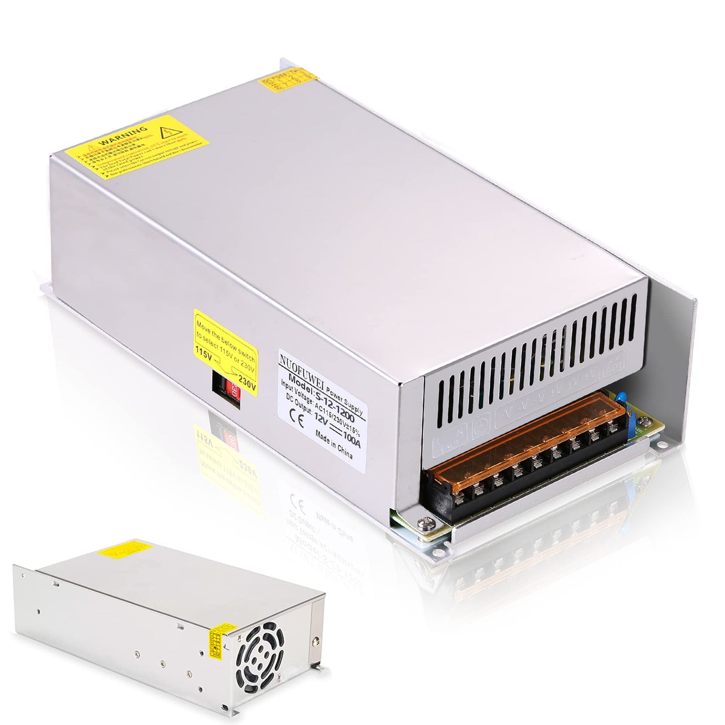 DC 60V 20A 1200W power supply 230V AC to DC 60V 20A switch mode power supply transformer power adapter for drive sensor system lamp meter controller servo electric motor and other 60V devices