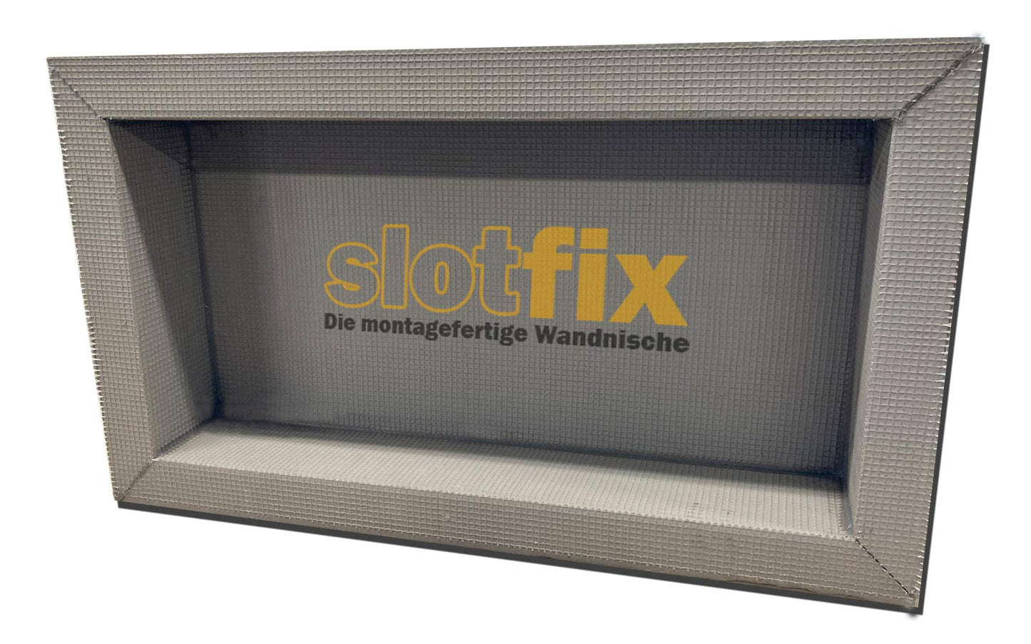 slotfix® tileable ready-to-install wall niche 60x30x10cm as a shower shelf in drywall provides more storage space in bathroom & Co. Exclusive storage with center divider.