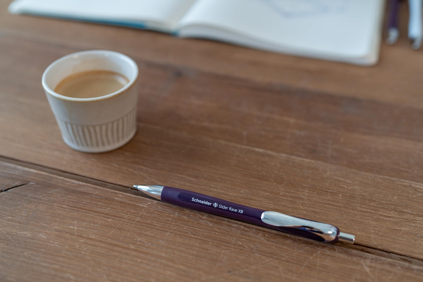Schneider Slider Rave XB Ballpoint Pen (Smooth writing without scratching for long texts in school, university, and work) 5 pieces, plum, Ink color: blue