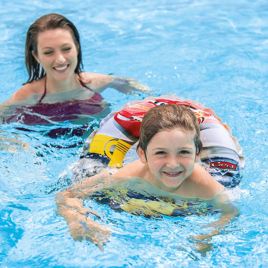 Intex 58260NP - Inflatable Swim Ring Cars, Vinyl, Multicolor, 51 cm