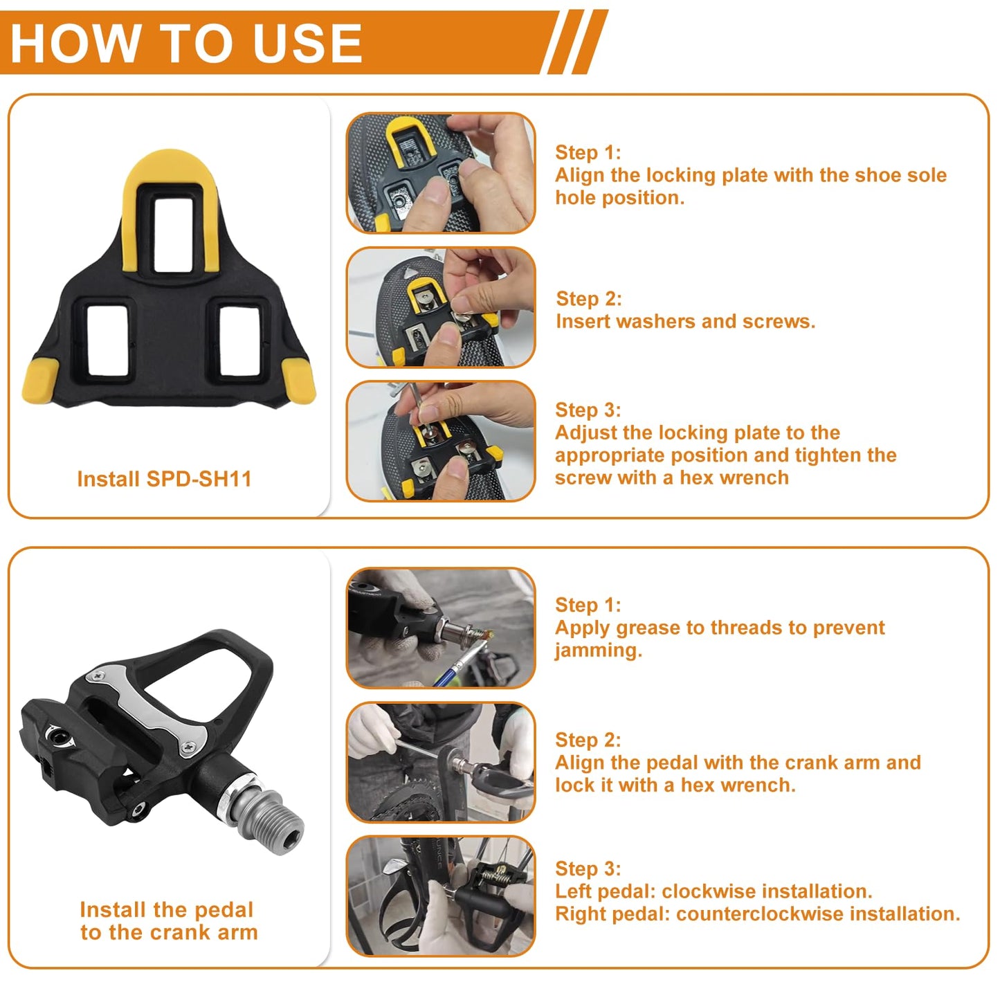 LPZMPZ bicycle pedals non-slip Compatible with Shimano SPD Sl road bike SDP pedals No click with 9/16 inch ball bearings for MTB Gravel SDS clipless pedals Race pedals Bike