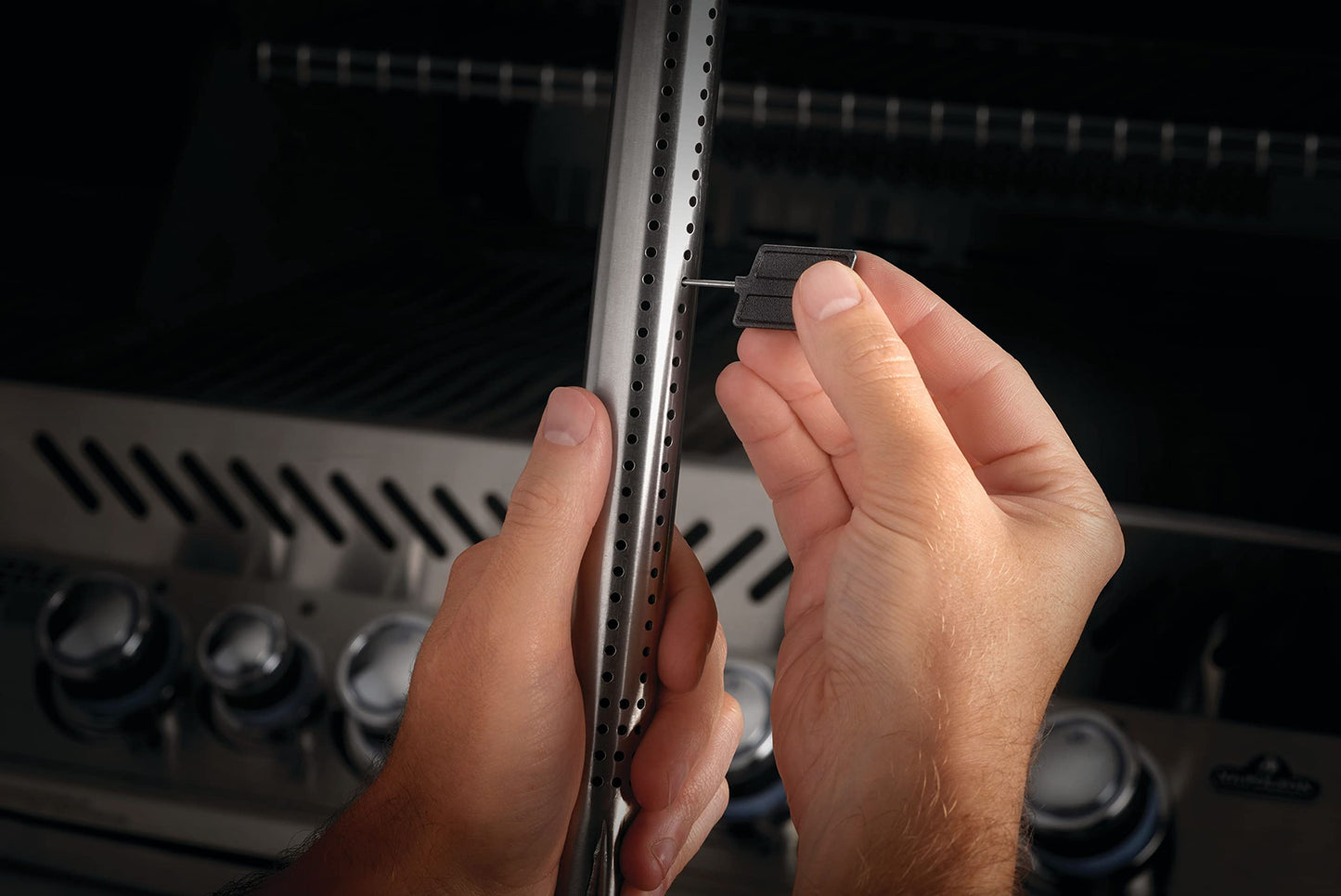Napoleon 62045 gas cleaning set grill tool set stainless steel, black