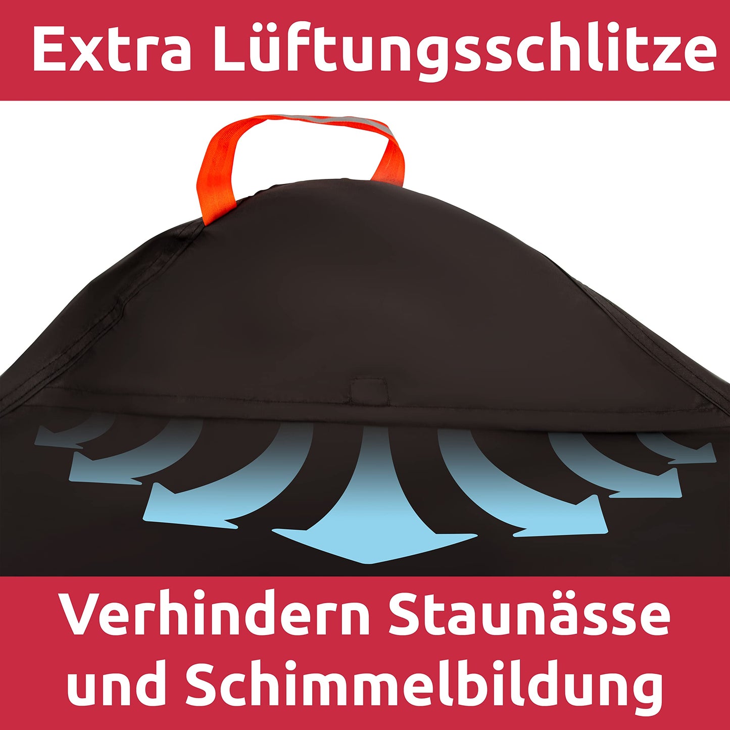 BUSHBOCK® Premium scooter cover with ripstop structure - No more tearing! - Outdoor/Indoor - Waterproof cover - Motorcycle cover (M)