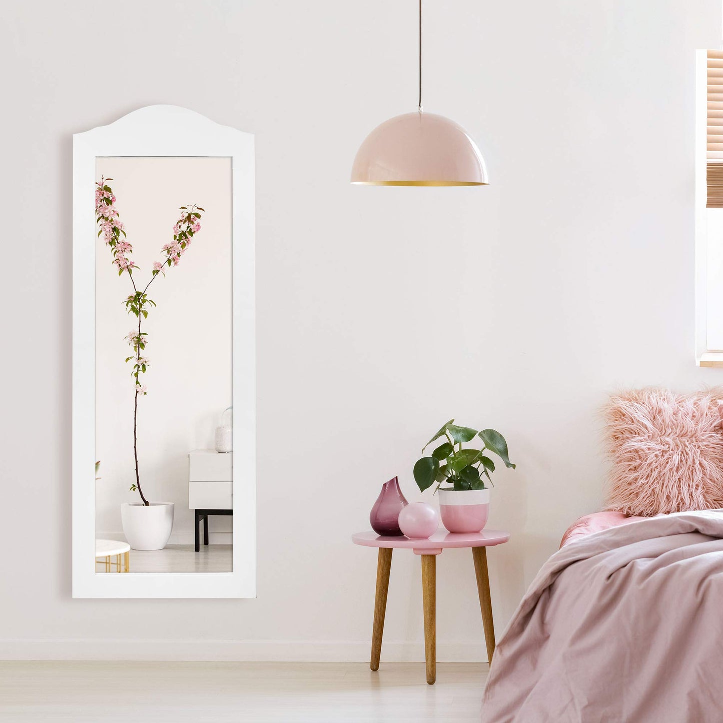Ezigoo Large Jewelry Cabinet with Mirror - High capacity for jewelry storage, wall mountable and secure
