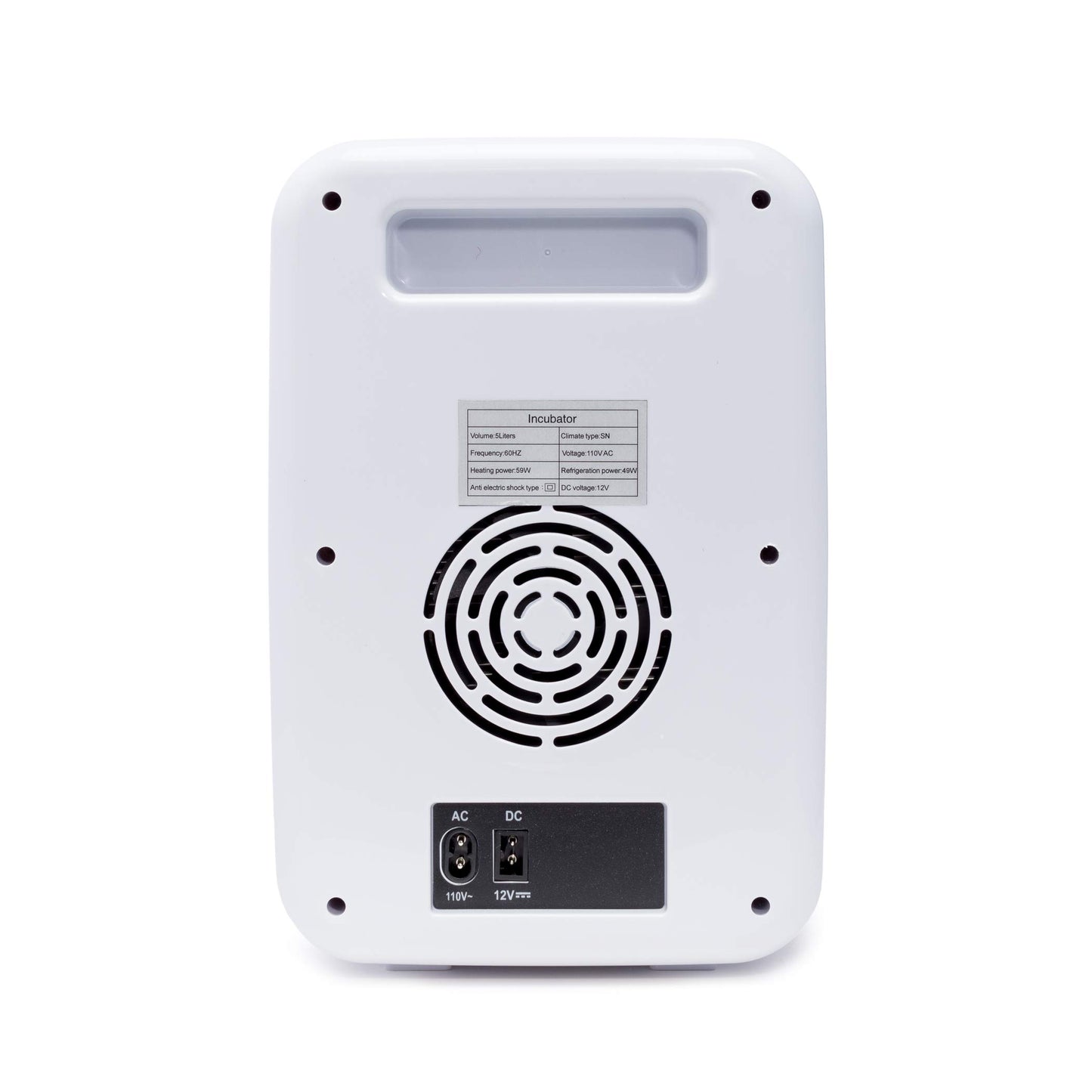 5L lab incubator - precise temperature control from 0 °C to +55 °C, 5L capacity, 12V/220V.