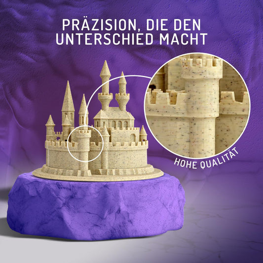 WINKLE PLA HD Textured Filament 1.75mm Marble, 1kg spool, compatible with FDM printers, 3D printing materials, dimensional accuracy +/- 0.05mm, easy to print.