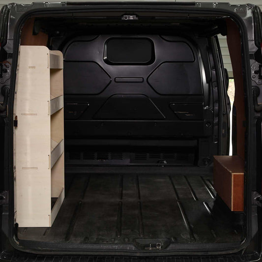 VANIFY - Compatible with Ford Transit Custom L1 2012+ vehicle interior shelving, rear driver side shelf.