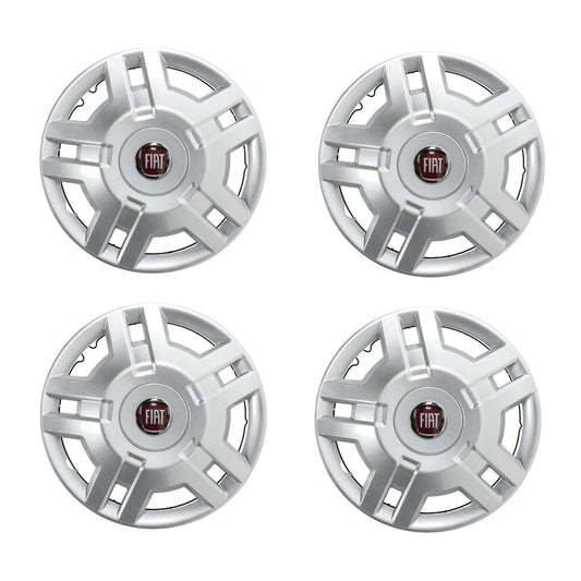 15-inch wheel cap set with red wheel emblem, wheel cover, and decorative cap 1358879080.