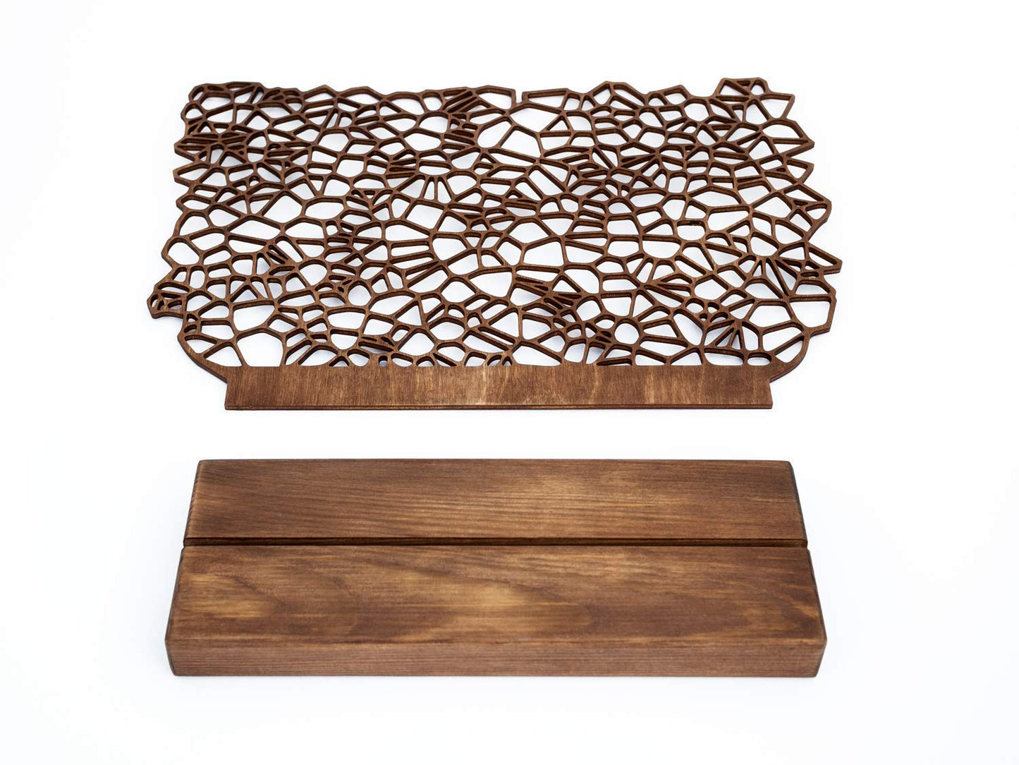 Wooden earring holder - Handmade earring storage with unique design - Eco-friendly jewelry accessory gift