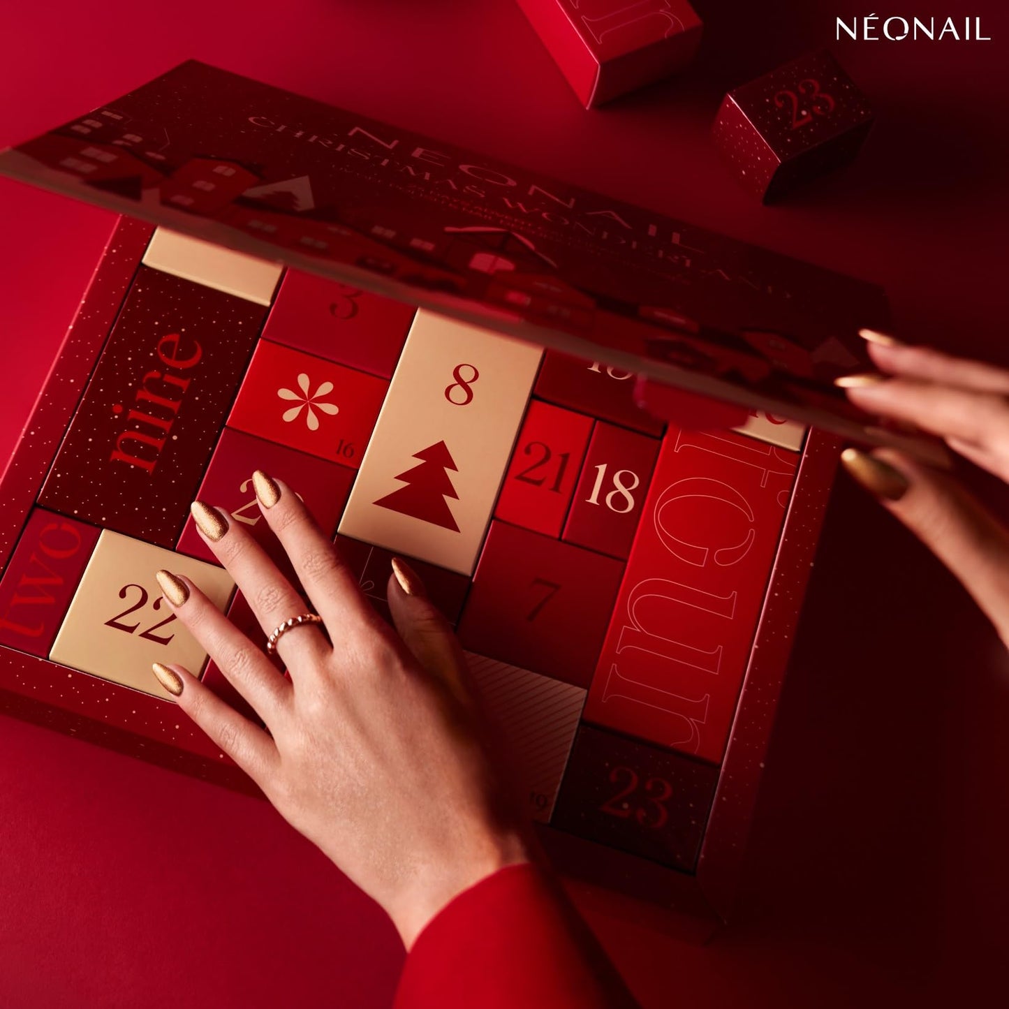 NEONAIL Advent Calendar 2024 Women - 24-piece Gift Set Women - Advent Calendar Girls - Beauty Christmas Calendar - Beauty Advent Calendar Cosmetics - UV Nail Polish - Christmas Wonderland