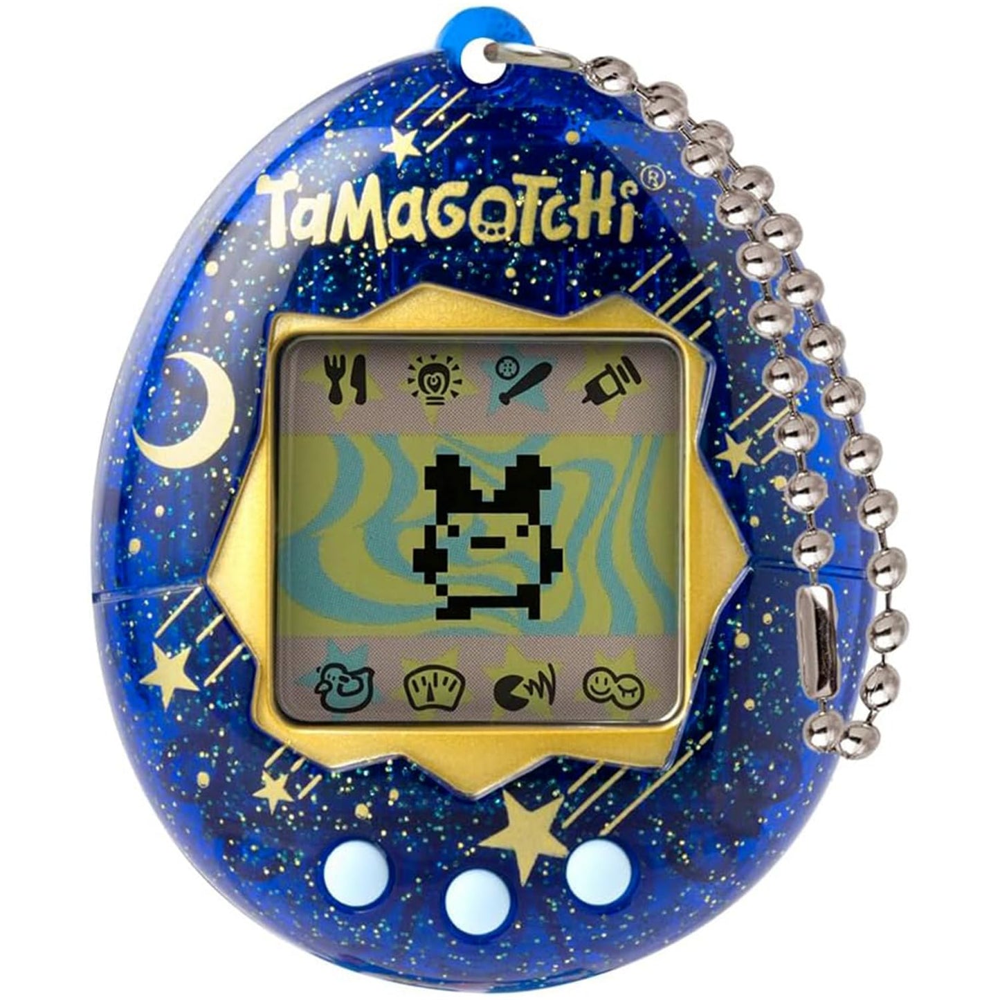 Bandai - Tamagotchi - Tamagotchi Original - Starry Night - Electronic virtual pet with color display, 3 buttons and games - Interactive pet in German - Kids' toy for ages 8 and up - 42970