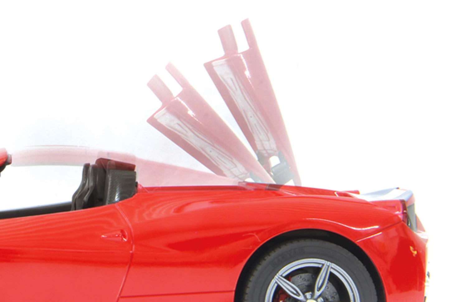 JAMARA 405066 - Ferrari 458 Speciale A 1:14 27MHz Convertible remote controlled - officially licensed, approx. 1 hour drive time at 11 km/h, LED lights, perfectly replicated details, detailed interior.
