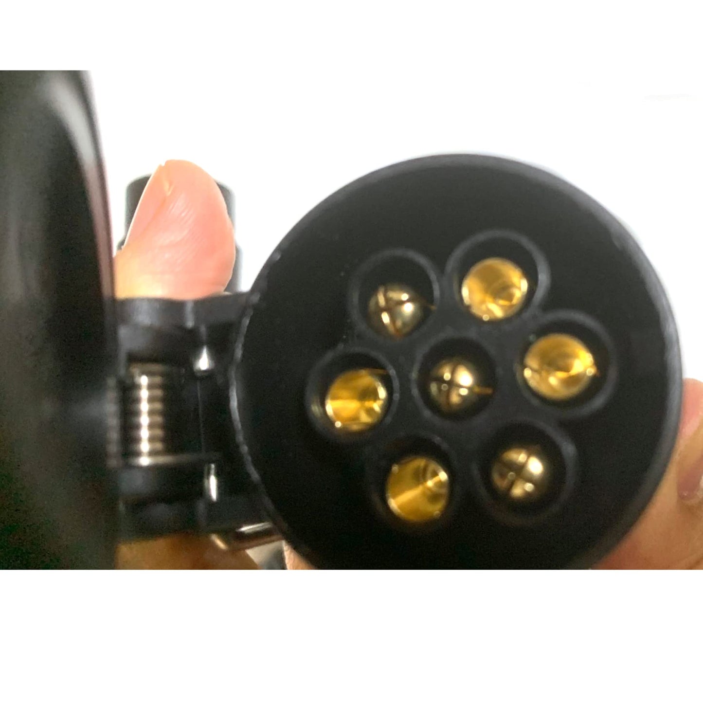 JVJ 2.0m trailer cable 7 pin spiral cable 7 pin trailer extension cable plug to socket trailer adapter cable for car truck caravan motorhome camper bike rack connection car