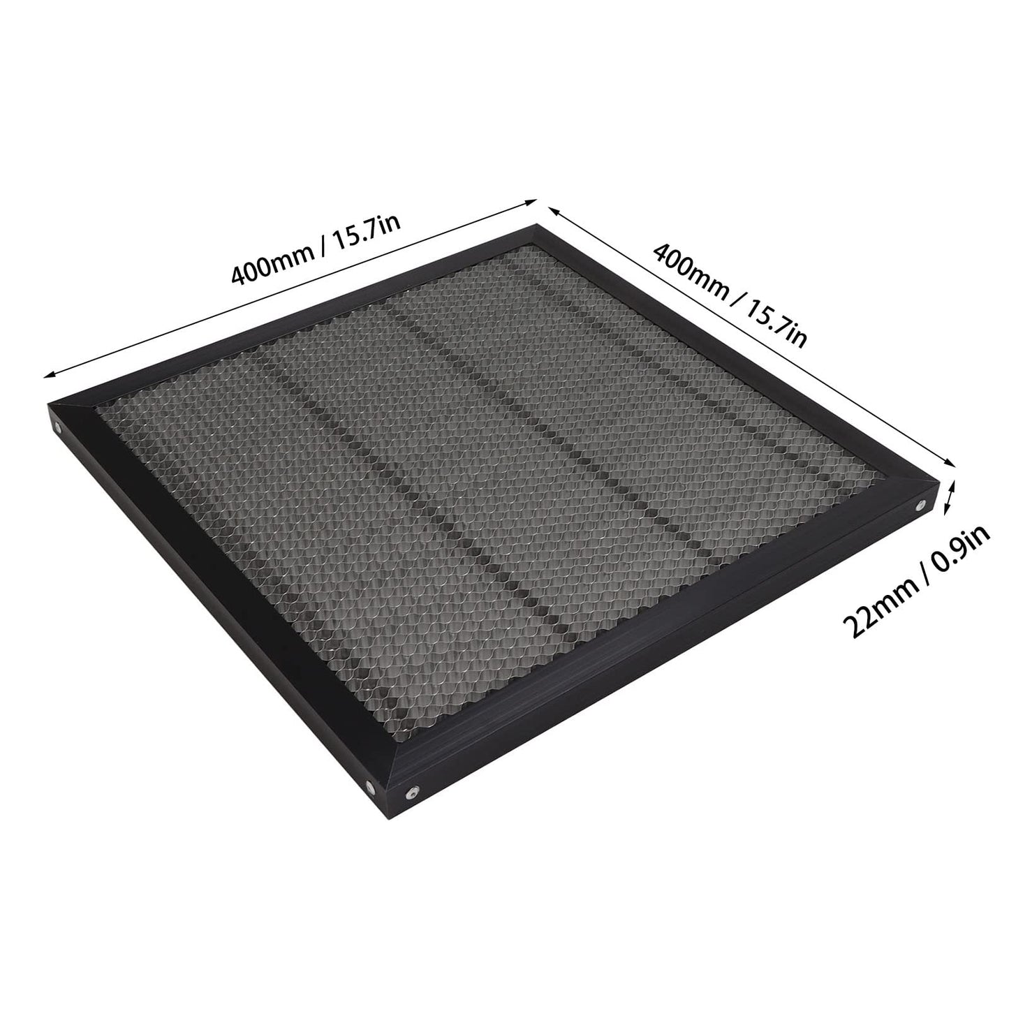 Aluminum honeycomb grid, 400x400 panel worktable for laser engravers, 400 x 400 mm aluminum alloy laser cutting machine platform, aluminum alloy laser bed worktable