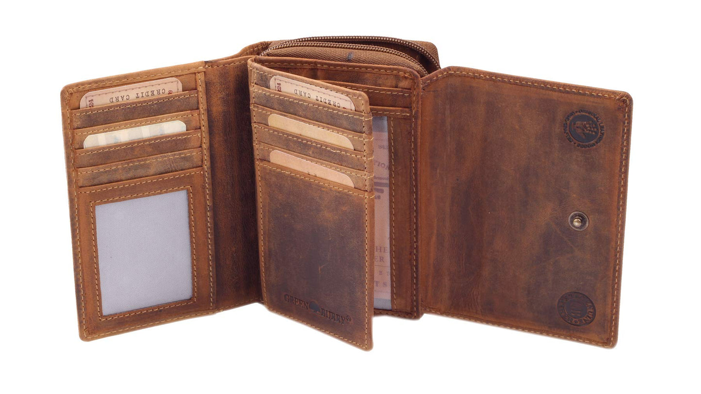 Greenburry Vintage Women's Wallet Brown 10x14.5x4.5cm