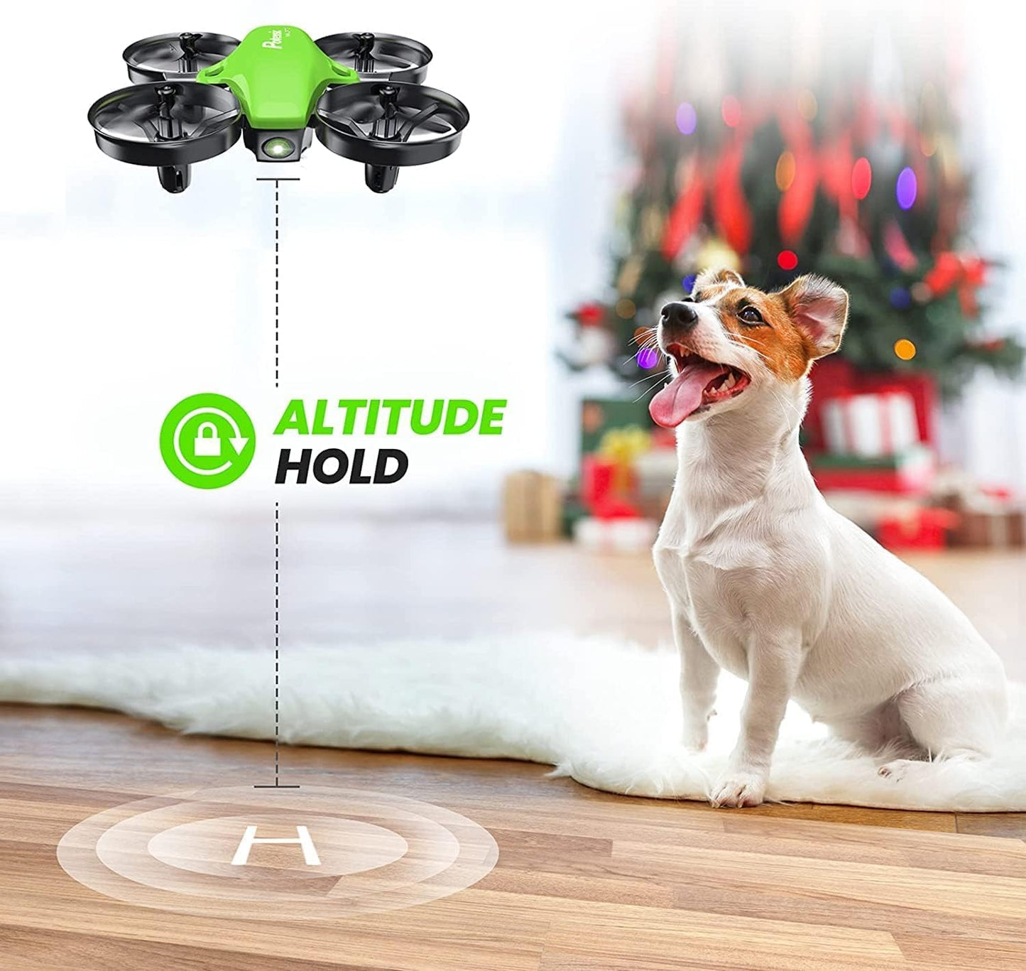 Potensic Mini Drone for Kids and Beginners with 3 Batteries, RC Quadcopter, Mini Drone with Altitude Hold Mode, One Button Take off/Landing, Headless Mode, Toy Drone Helicopter A20 Green