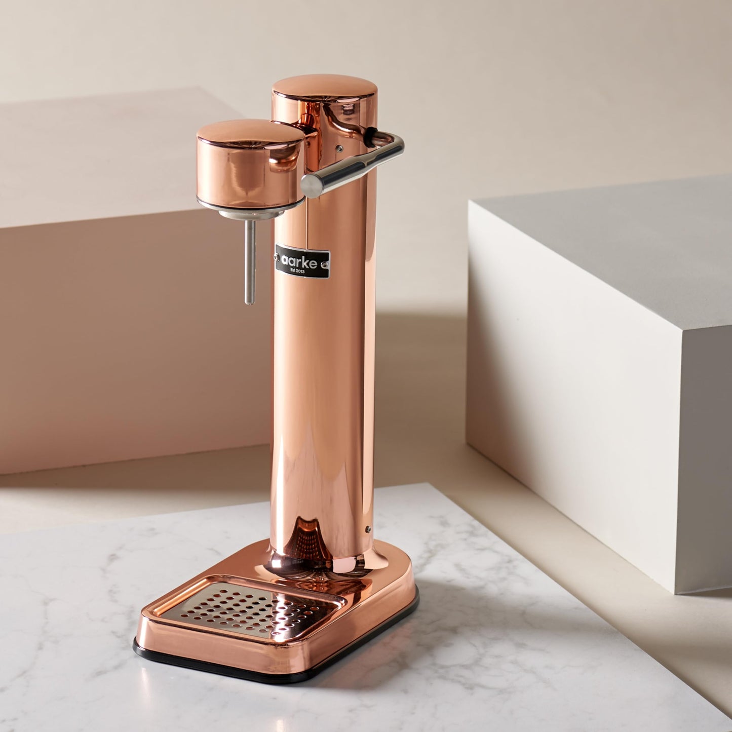 AARKE AAC3 Copper Carbonator Water Carbonator, Copper, Regular