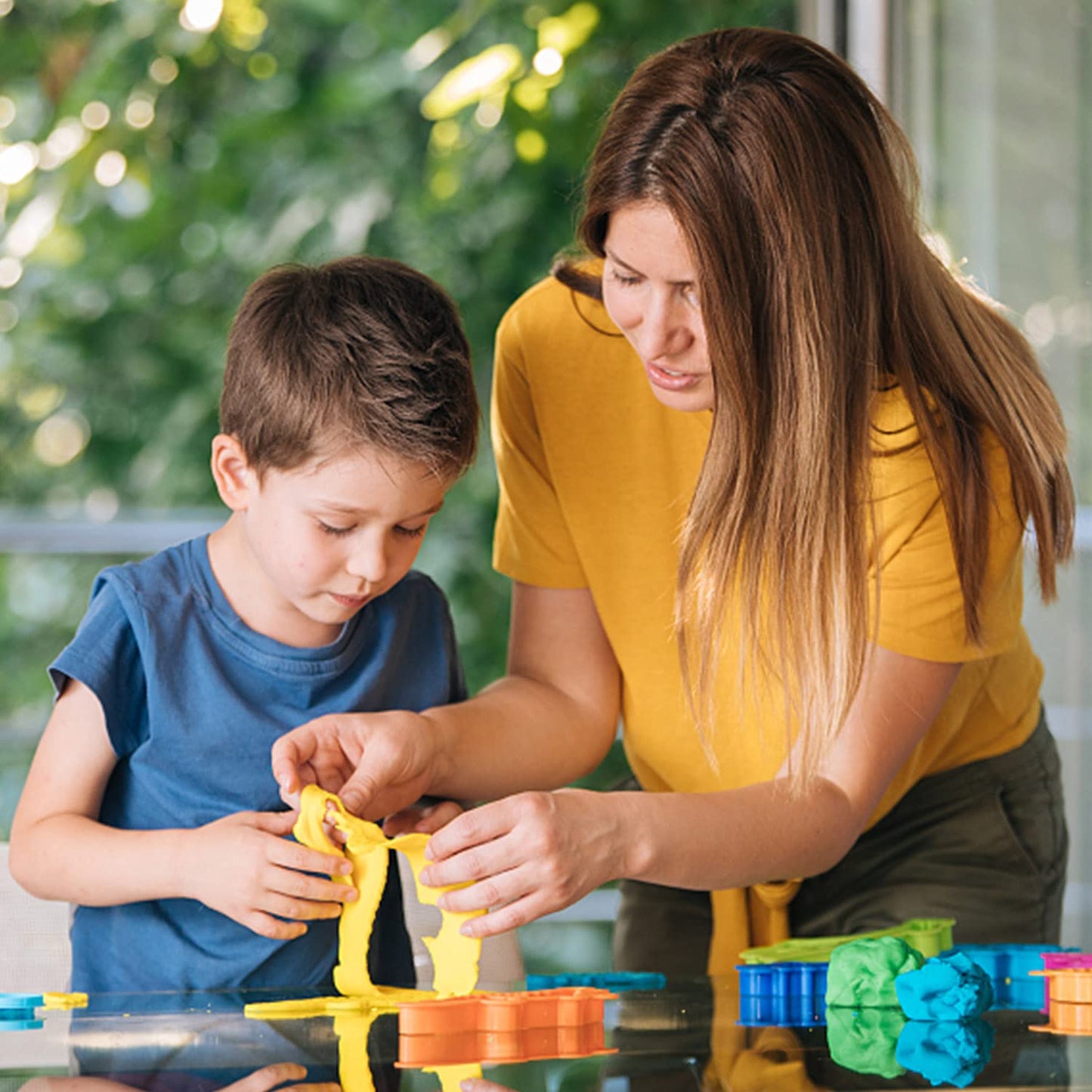 Clay set - 56 colors air-drying magic clay for kids, gift for boys and girls aged 3-12 years.