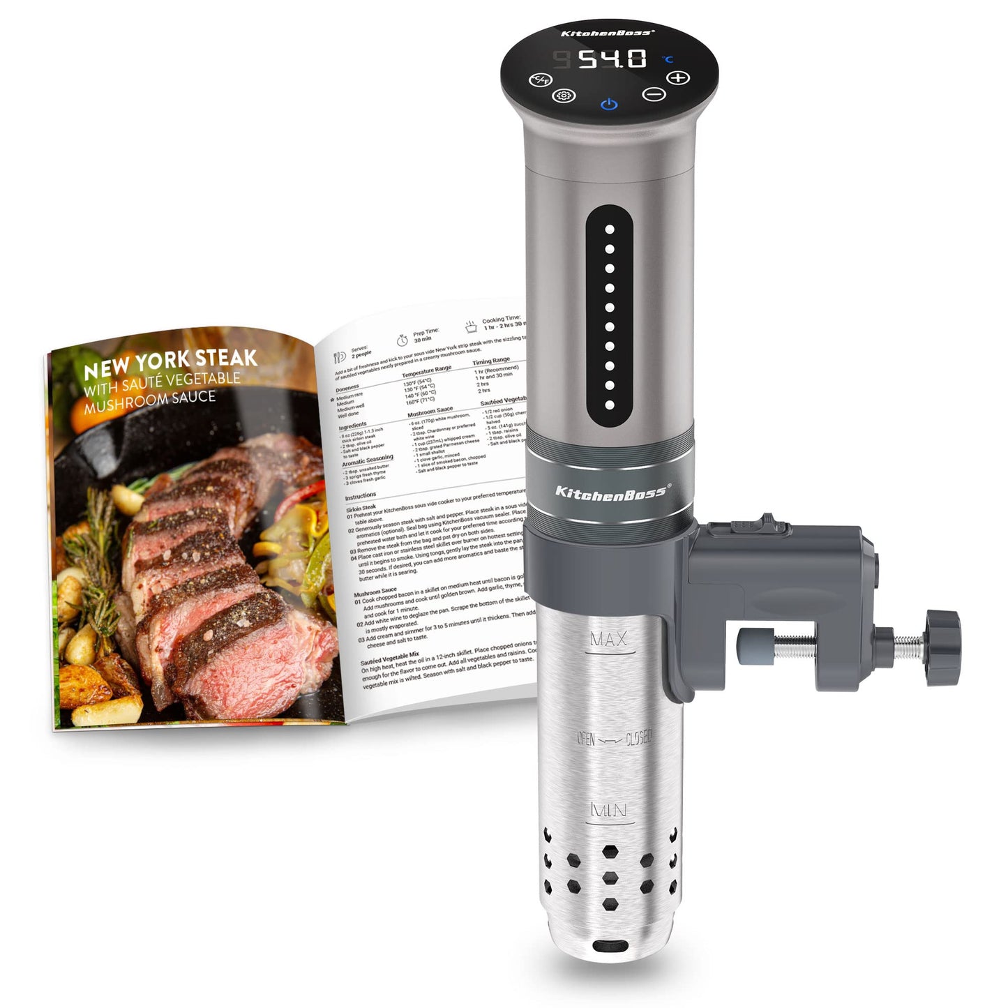 KitchenBoss Vacuum Sealer Set Cooker G310 Silver