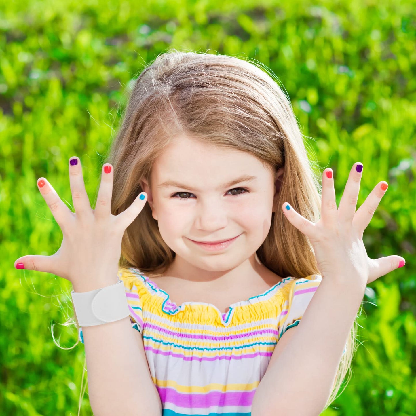 TOYANDONA 100pcs Slap Bracelets Painting for Girls Creative White Party Bracelets for Birthday Parties and Craft Activities