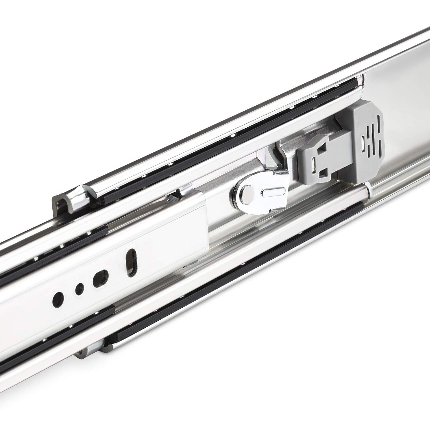 Junker 1 pair of heavy-duty slides KV1-250-H76-L305-LC 305 mm (12") with lock-in/out function. Heavy-duty full extension, load capacity up to 250 kg.