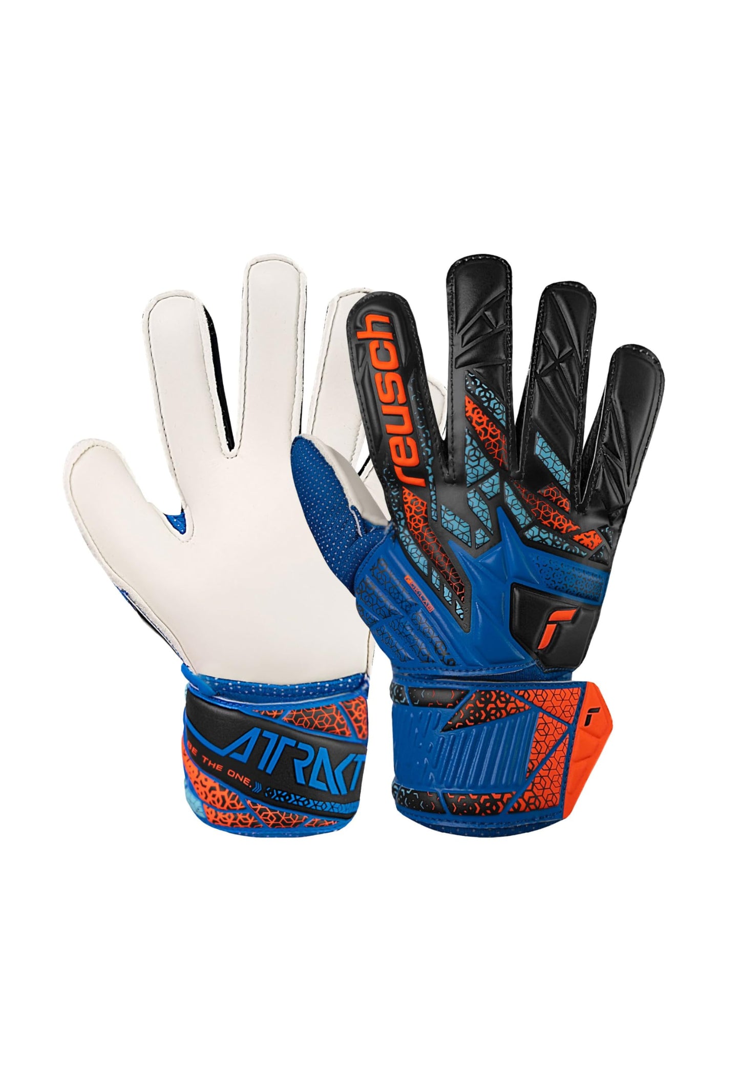Reusch Attrakt Solid Junior goalkeeper gloves for kids and teenagers. Suitable for boys and girls in all weather conditions and playing surfaces.
