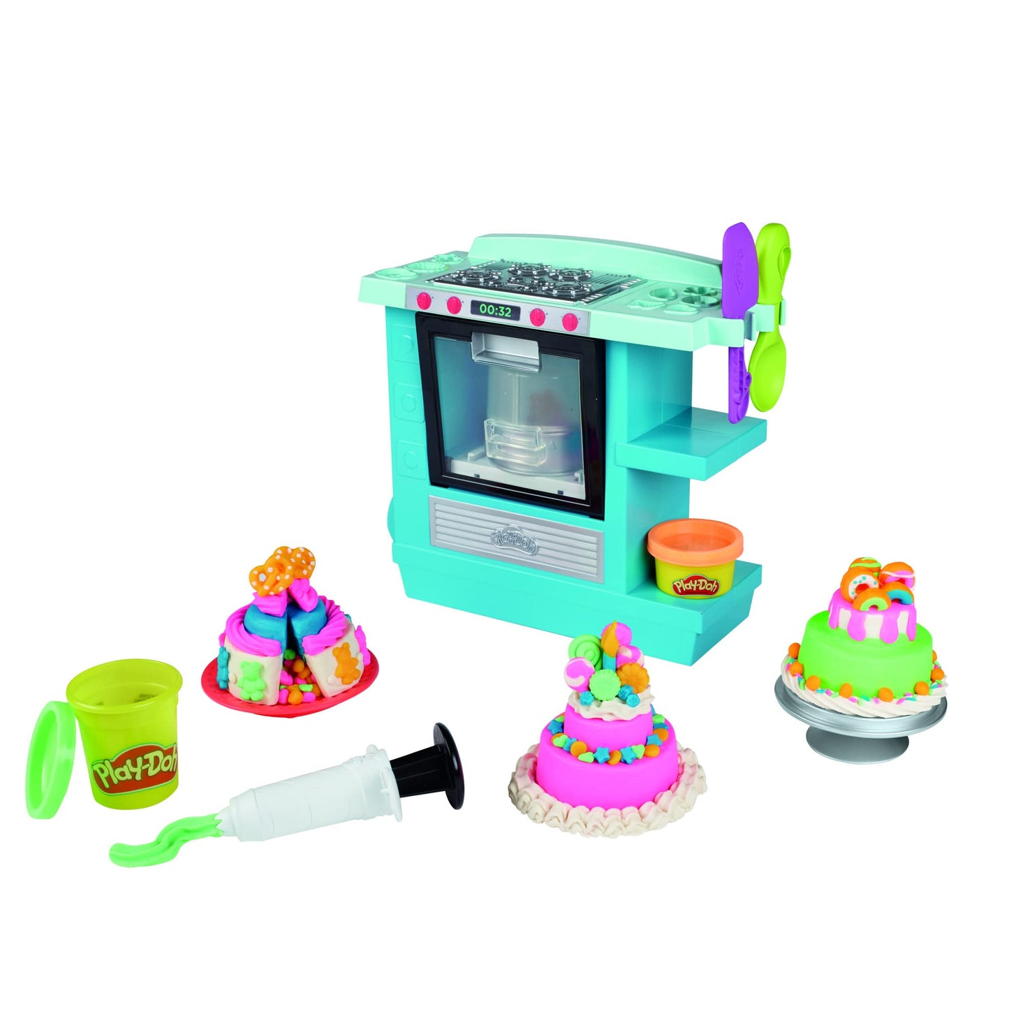 Play-Doh Kitchen Creations Bake Shop Playset for kids ages 3 and up, includes 5 colors.