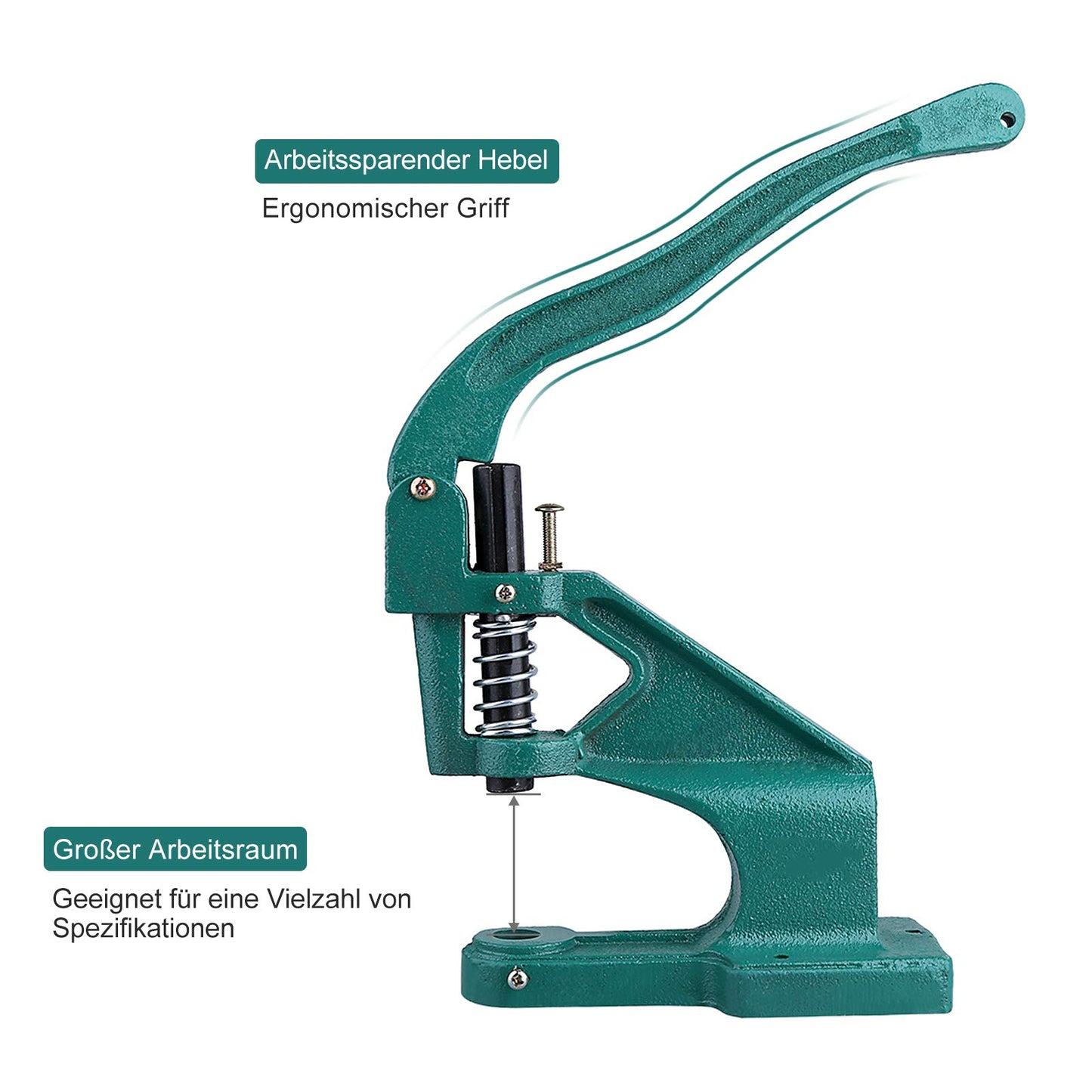 Joyful eyelet press set, eyelet pliers set hand press eyelet machine blind rivet pliers rivet pliers nut riveting pliers set 3 dies 900 eyelets 6/10/12 mm for leather crafting curtains drapes PVC