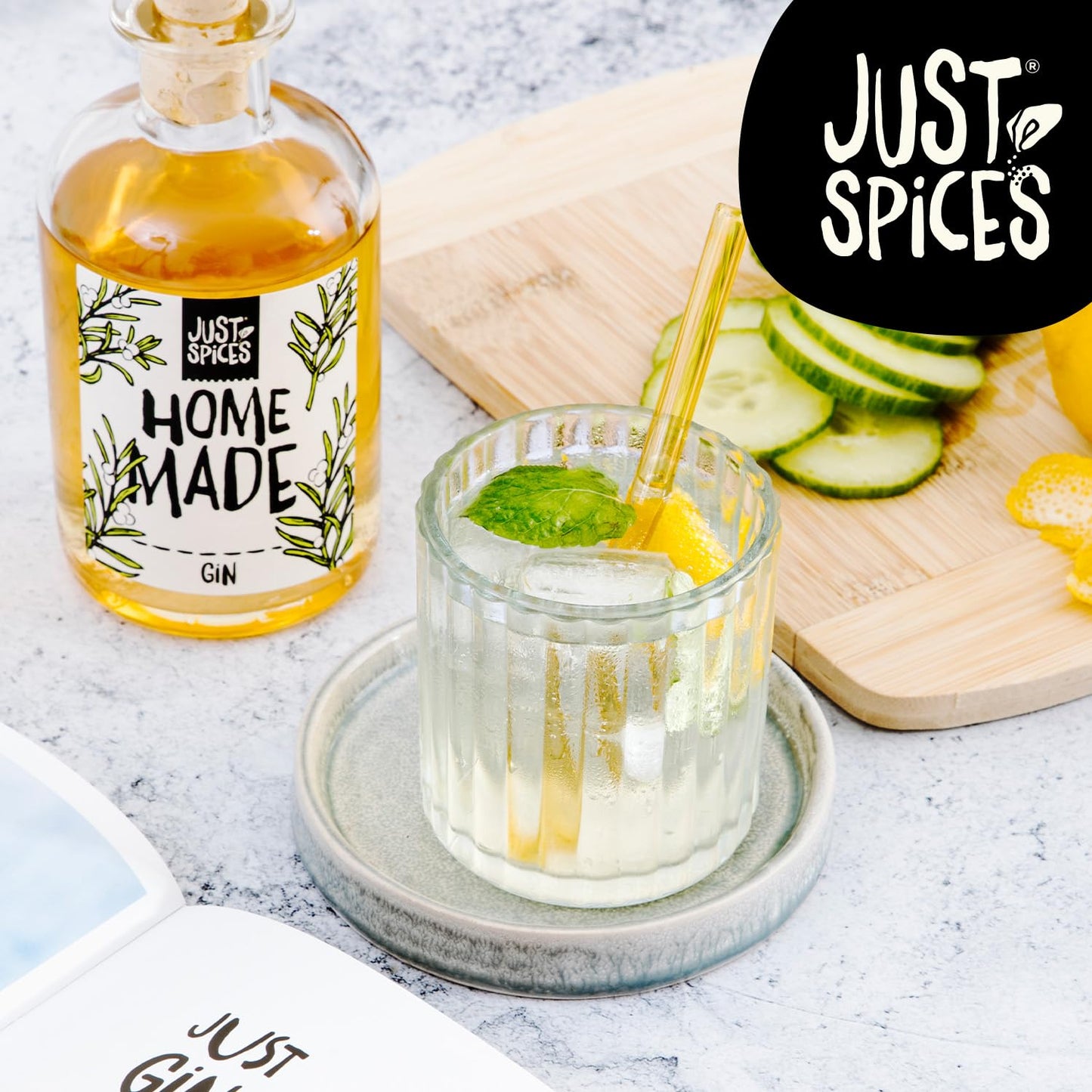 Just Spices Do it yourself Gin Kit | Make your own gin with a personal touch | DIY kit with equipment