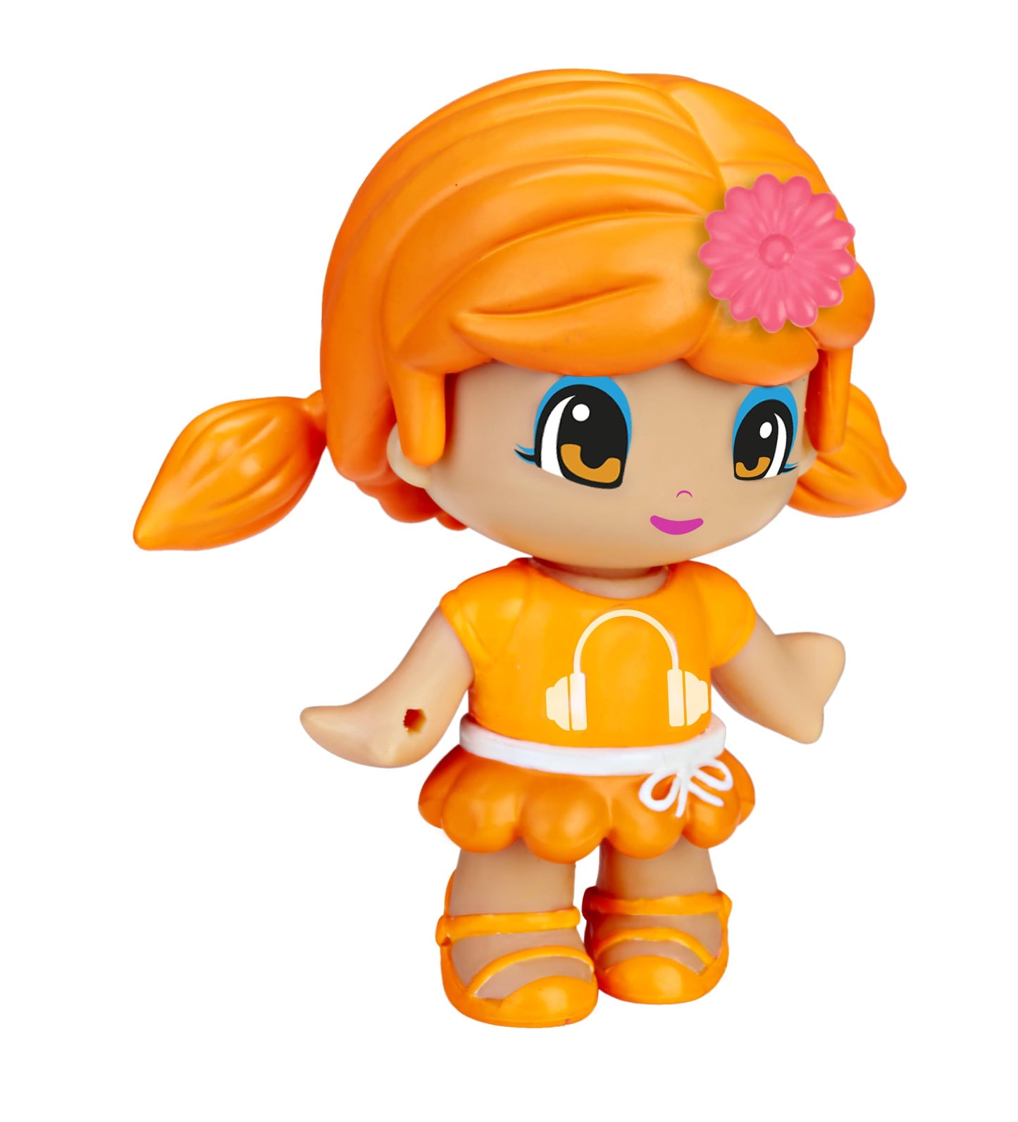 Pinypon Mix & Match Neon Party - Container with 5 Exclusive Figures for kids ages 4 to 8 (Famosa 700015210)
