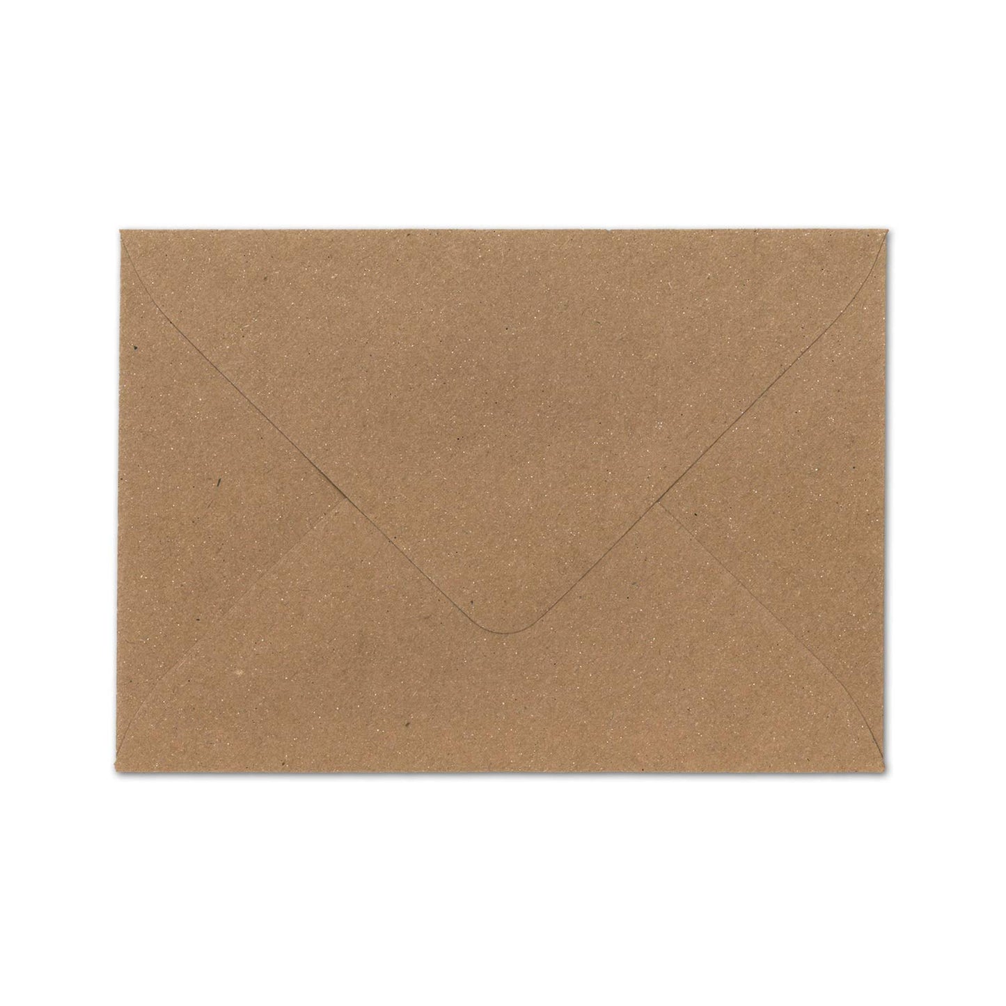 150 x Kraft paper envelopes DIN C5 Brown - 22.5 x 15.7 cm without window 120 g/m² - Vintage envelopes with gummed flap