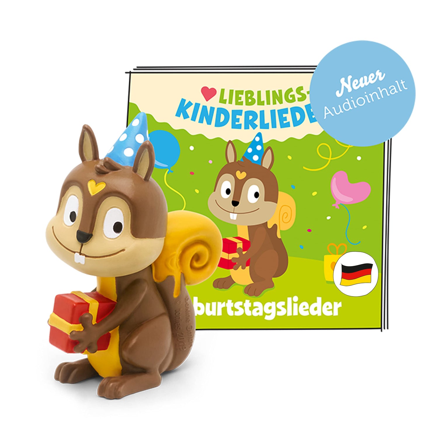 Tonies audio characters for Toniebox, Favorite Children's Songs - Birthday Songs, Children's songs for kids aged 3 and up, Playtime approximately 60 minutes