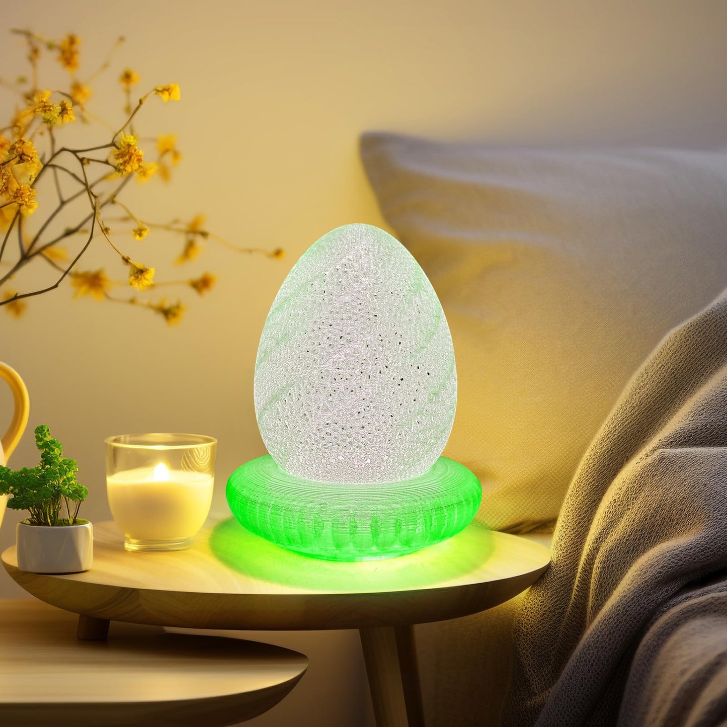 IEMAI PETG Filament 1.75mm, Transparent PETG Fluorescent Green 1Kg, High Speed 3D Printer Filament, Dimensional Accuracy +/- 0.02mm, Suitable for printing lampshades decorations
