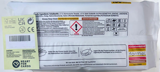 300x Sleepy Cleaning Wipes - Extra strong against stains - Cherry Blossom, Lily Bouquet, and Orchid Garden surface cleaning set - Perfect for floors, kitchen, bathroom.