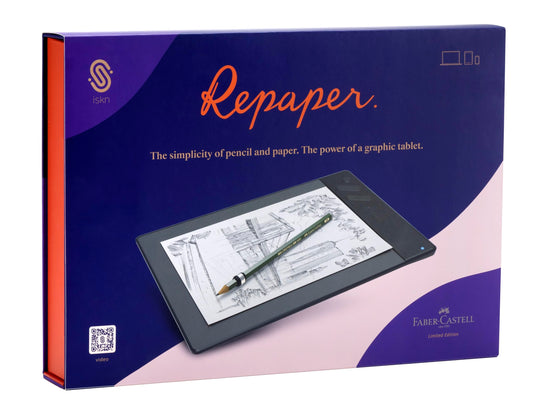 iskn Repaper Edition Faber-Castell - Pen & Paper Graphic Tablet with 8192 pressure levels
