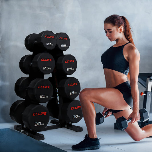 ZERRO Dumbbell Rack Professional Dumbbell Stand Dumbbell Shelf Dumbbell Rack 300kg Capacity