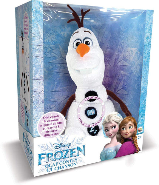 Olaf Storyteller | Interactive plush toy from Frozen, sings and tells Disney fairy tales.