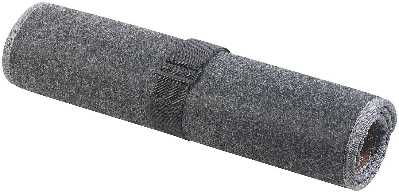 infactory Bathroom Heated Rug: Heatable floor mat, fleece fabric, 105x55cm, 60 °C, 155 W (Floor mat, heated rug for camper, mattress topper)