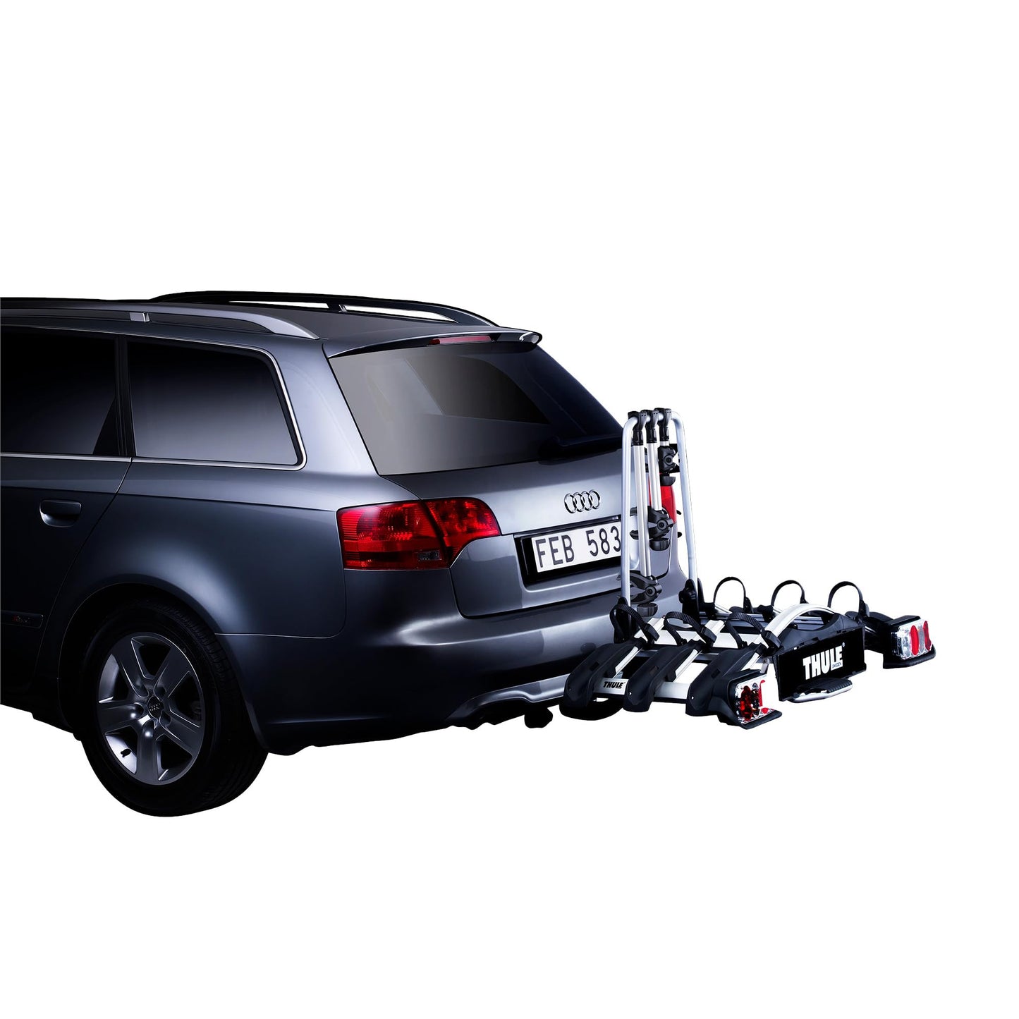 Thule EuroWay G2 922 bike carrier for towbar, 3 bikes, Silver