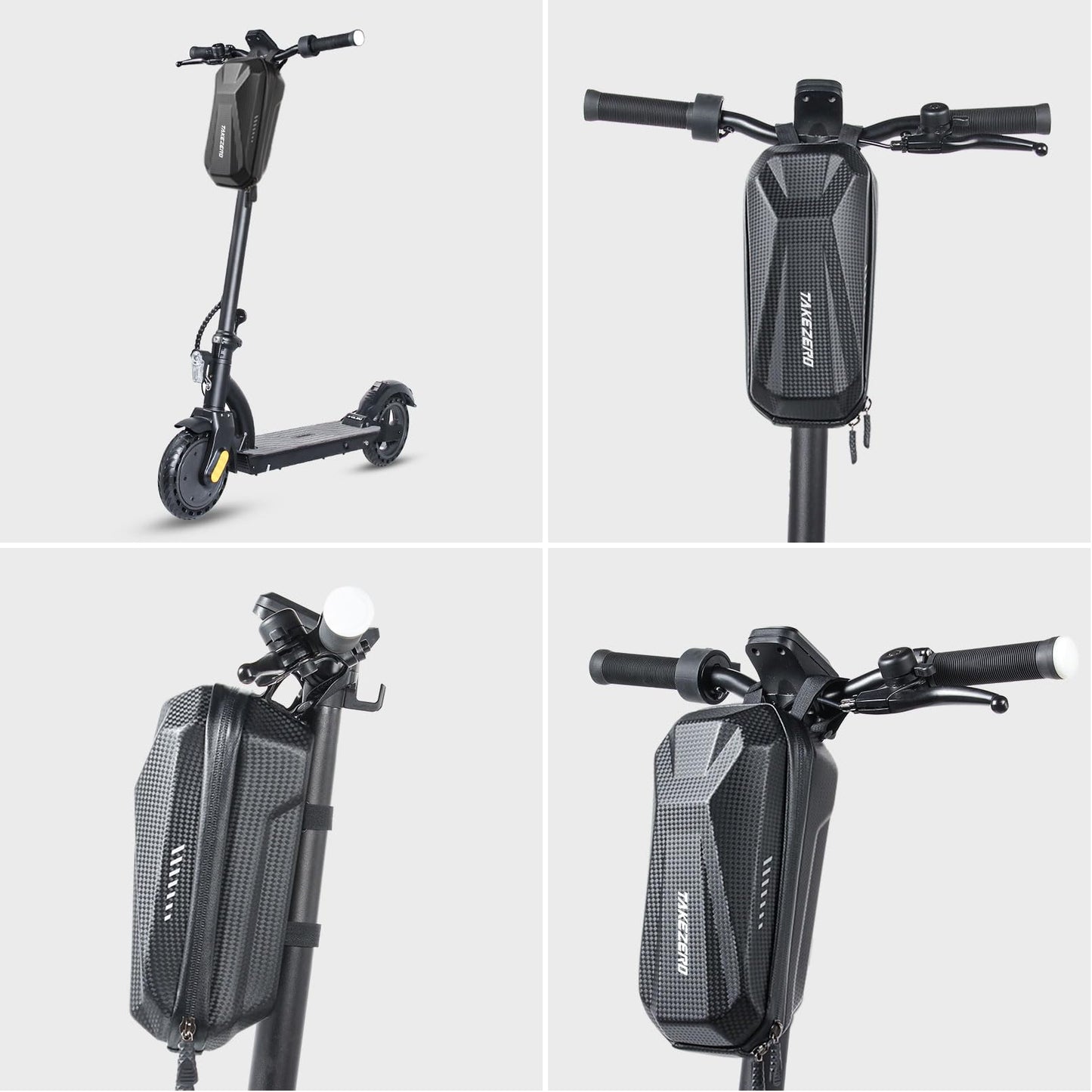 Fair and Scooter Bag for Scooter, 3L Large Capacity Scooter Bag, waterproof Front Tube Bag with Eva Hard Sell, Handlebar Bag Escooter for Xiaomi Mijia Sedway Ninebot