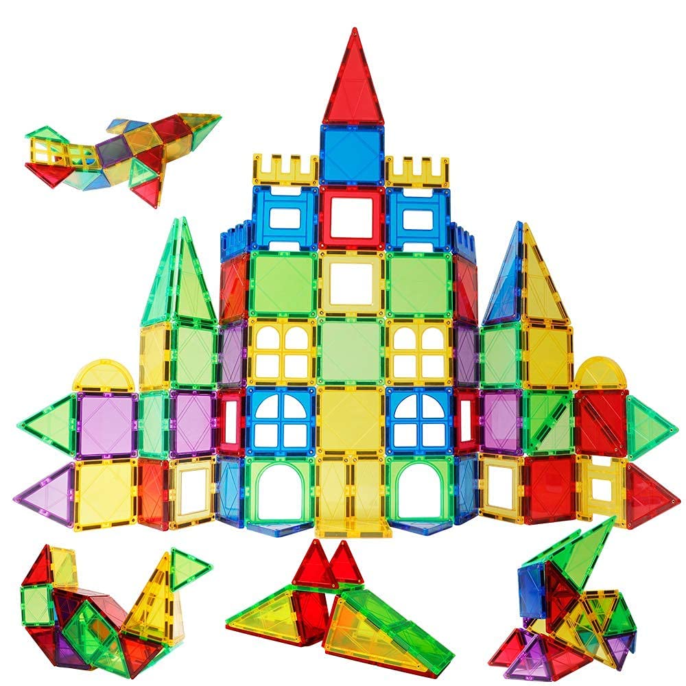 Magblock Magnetic Building Blocks Magnet Toys Magnetic Toy Magnetic Games Children's Toys for Kids Gift Boy Girl 3 4 5 6 7 8 Years Old 70 Pieces