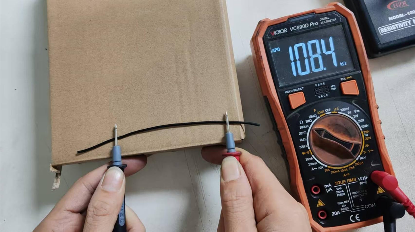 RepRapper Electrically Conductive PLA 3D Printer Filament 1.75mm 1kg Spool. +/- 0.03mm accuracy. Compatible with most FDM printers. Black PLA filament.