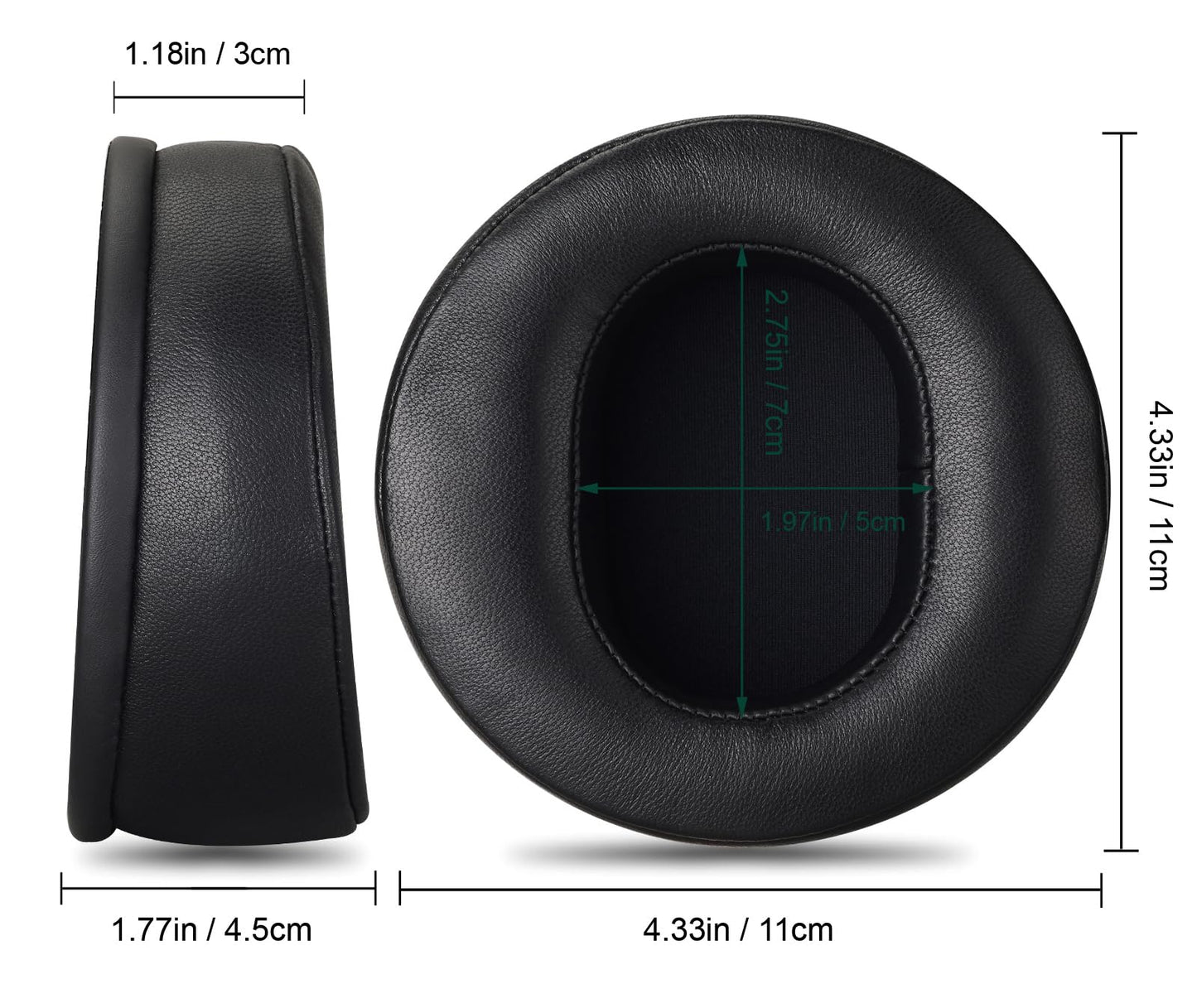 AHG Premium sheepskin ear cushions and headband, compatible with Audeze LCD-2 LCD-3 LCD-4 LCD-4z LCD-X LCD-XC LCD-MX4 and LCD-GX headsets.