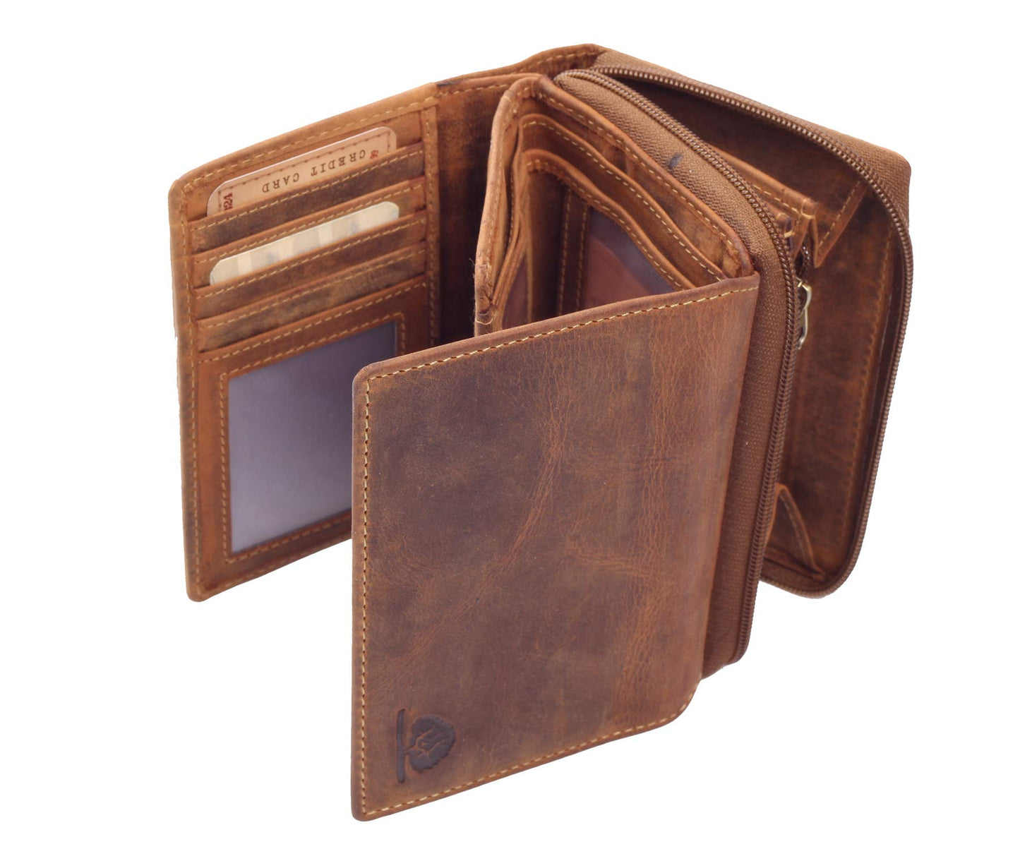Greenburry Vintage Women's Wallet Brown 10x14.5x4.5cm