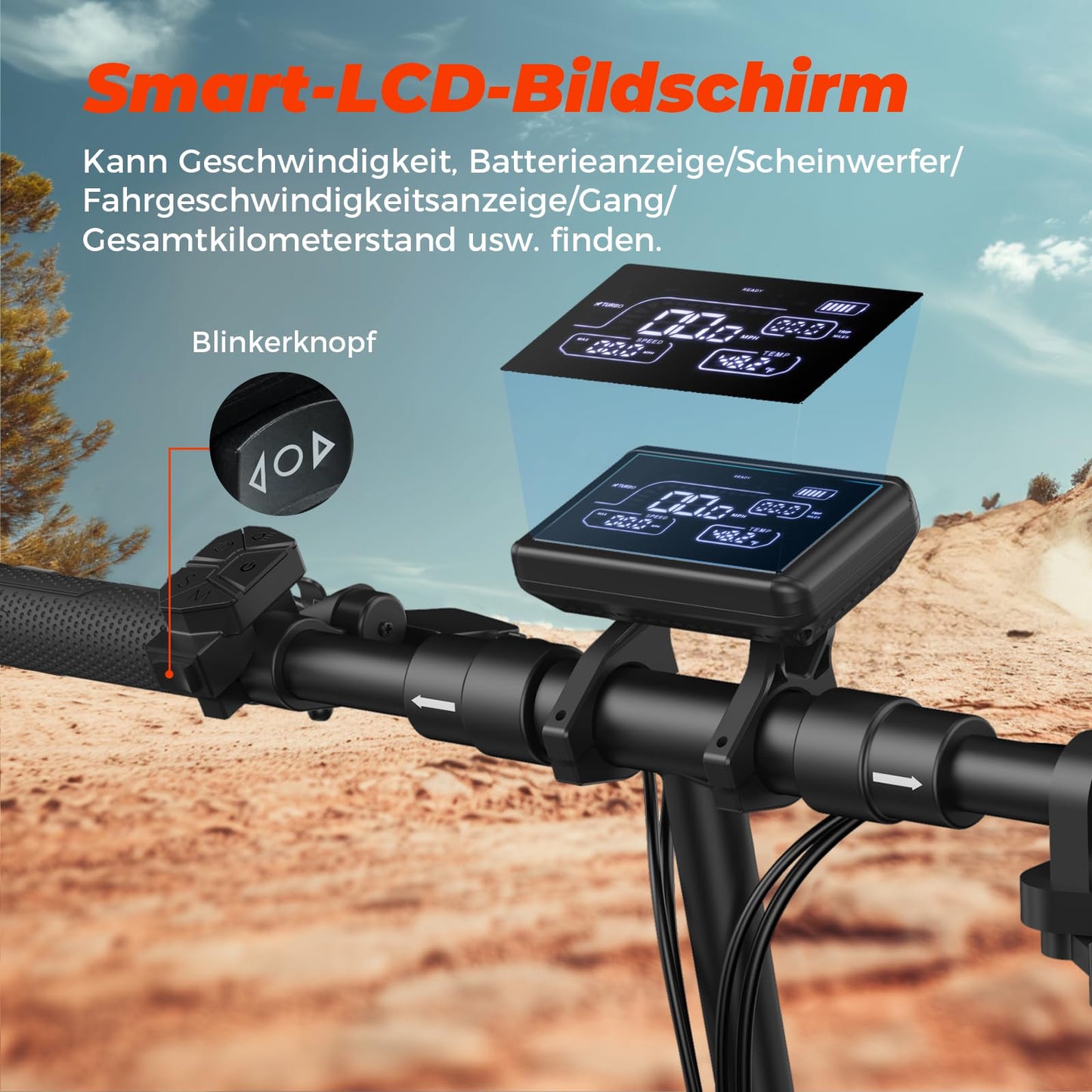 T4 10" off-road electric scooter with chain lock
