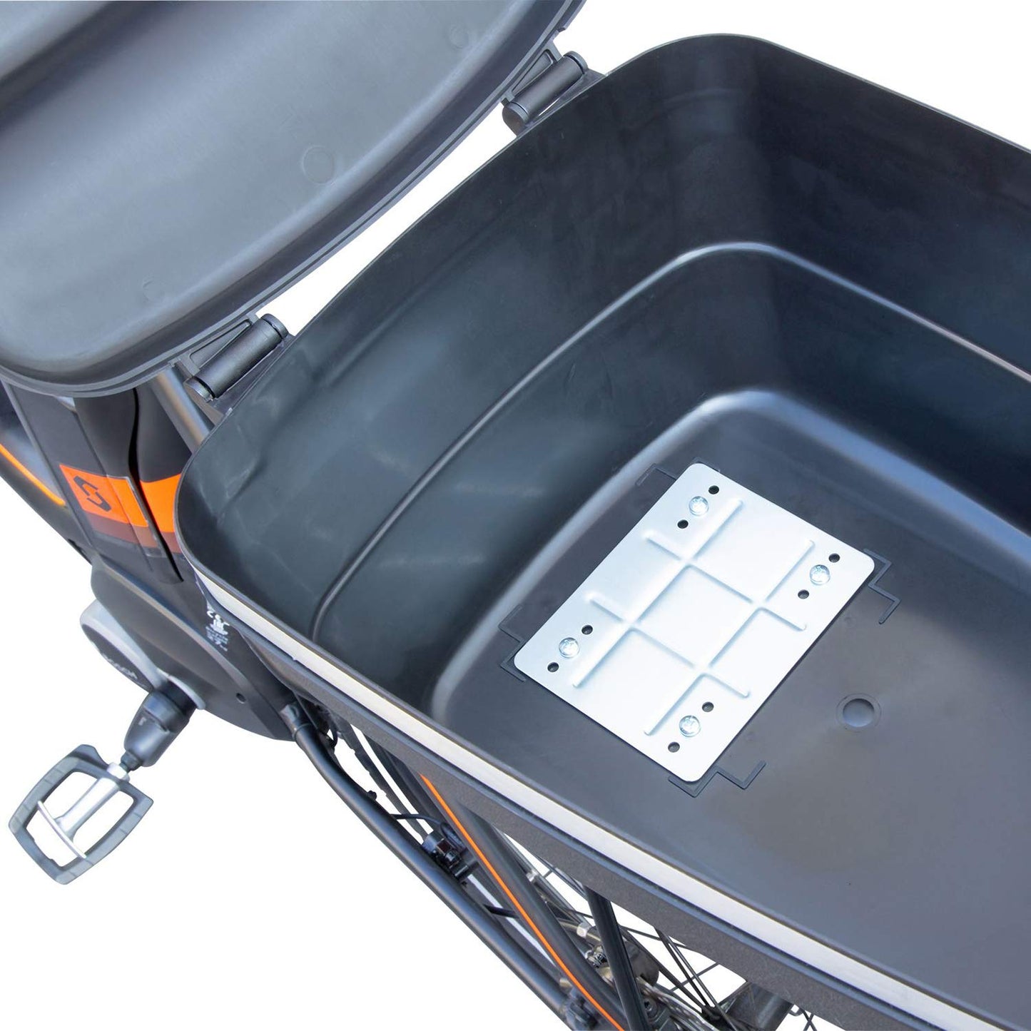 Westmark bicycle case for all luggage carriers, incl. fastening materials, theft-proof mounting, 14 liters, Touring Safe, 5430GE6S.