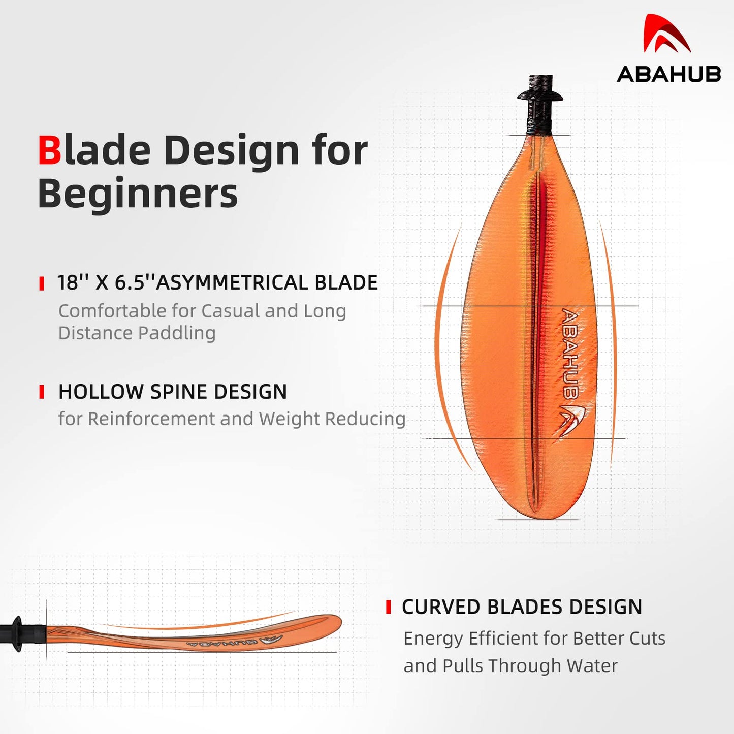 Abahub 218/230/241cm kayak paddle aluminum double paddle with paddle leash for kayaking rowing canoeing aluminum alloy shaft plastic blades black/white/red/blue/green/orange/yellow