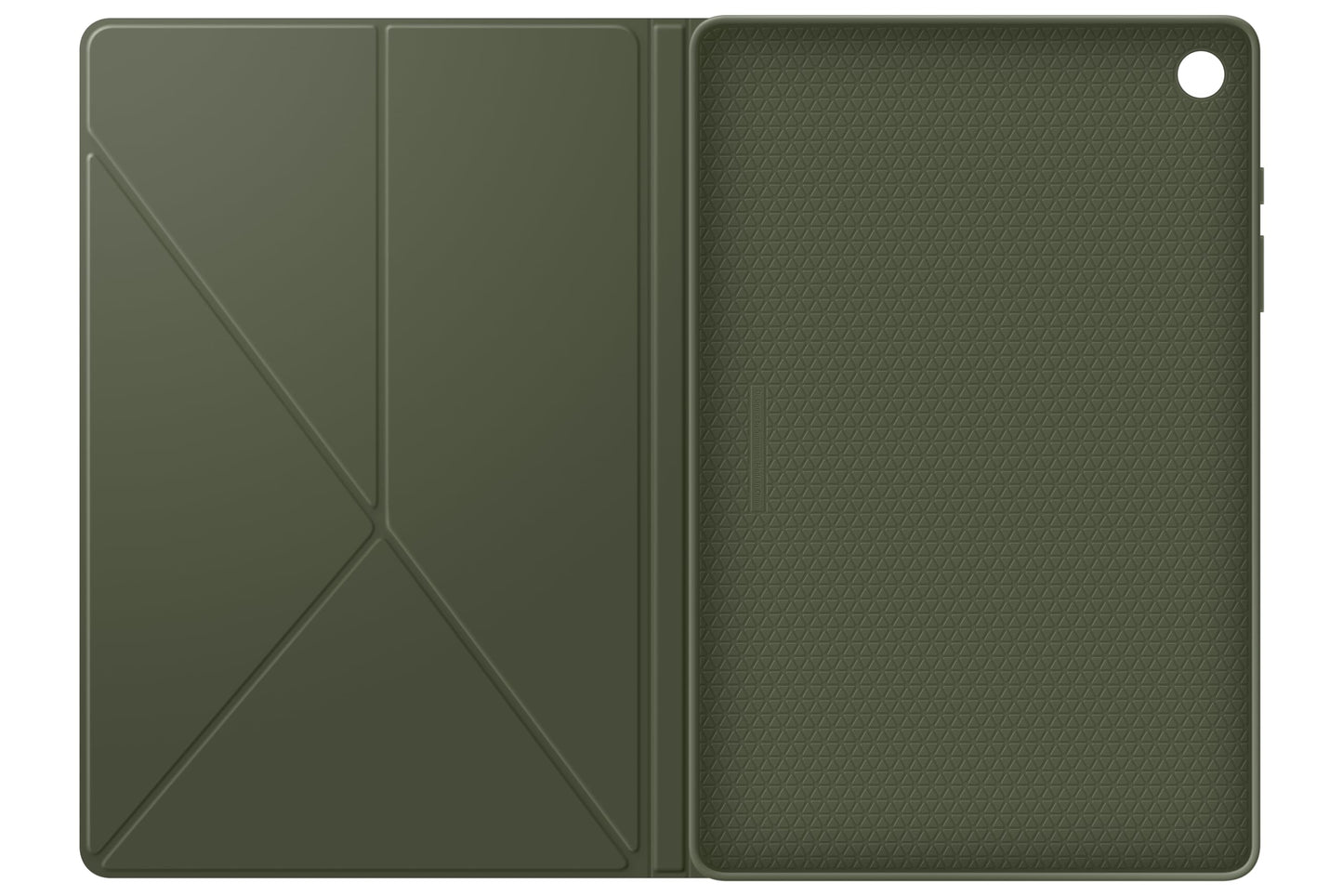 Samsung Book Cover EF-BX210 for Galaxy Tab A9, tablet cover, slim, lightweight design, stylish protection, two practical stand options, black.