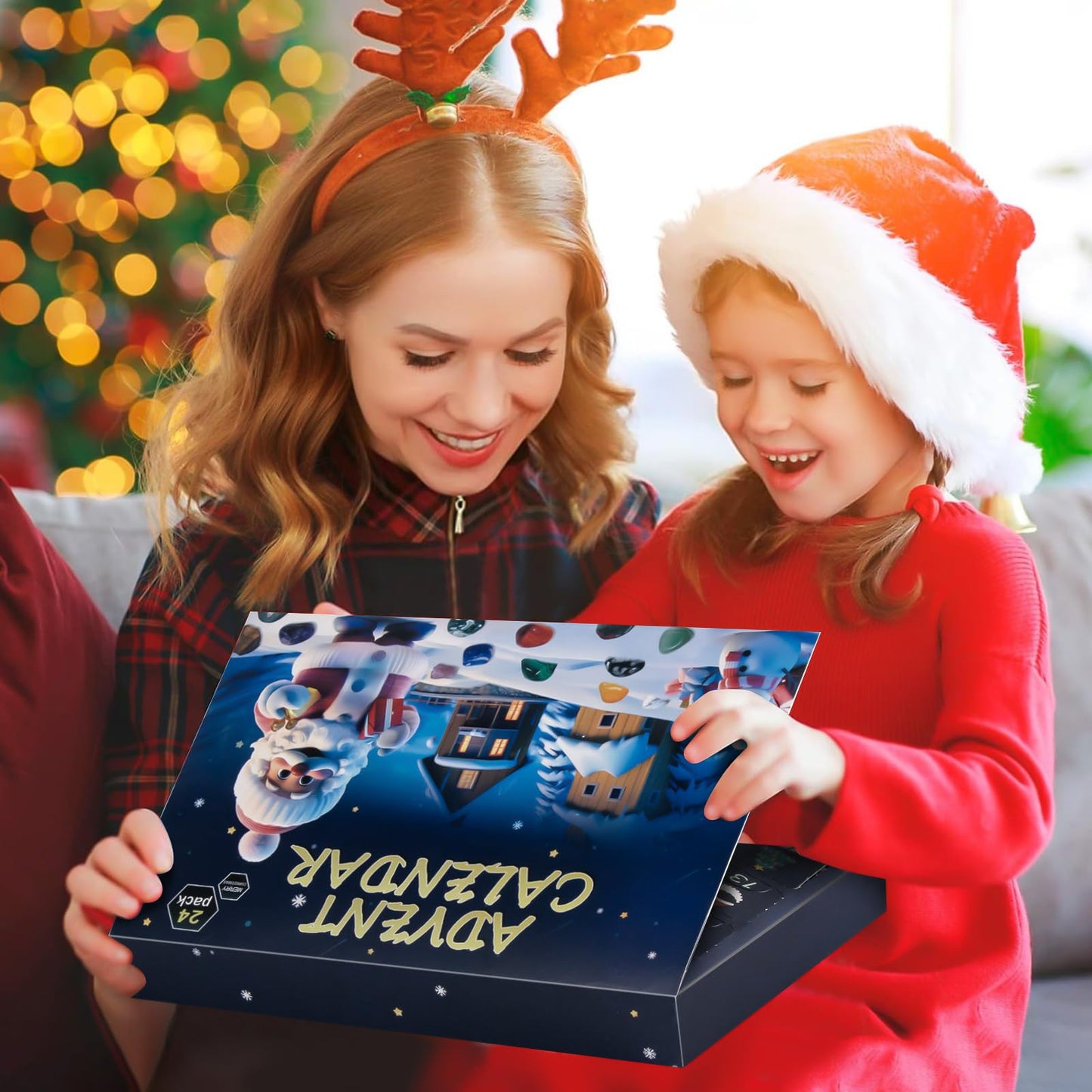 Gemstone Advent calendar 2024, Christmas calendar 2024 with 24 days Advent calendar stones crystals, Advent calendar gemstones for children, Christmas gifts for boys, girls.